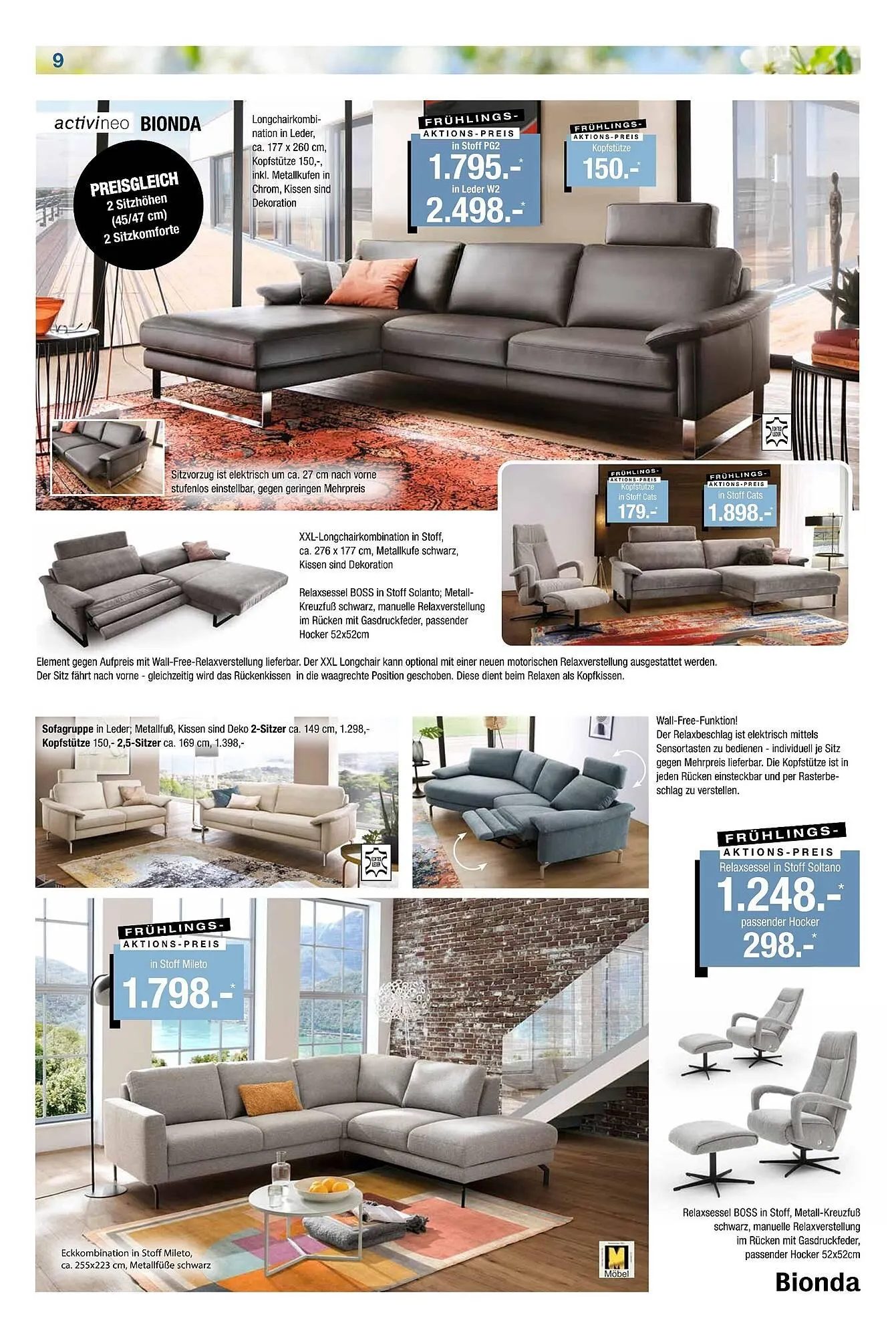 külkens+sohn Polstermöbel Prospekt von 15. März bis 12. April 2025 - Prospekt seite 9
