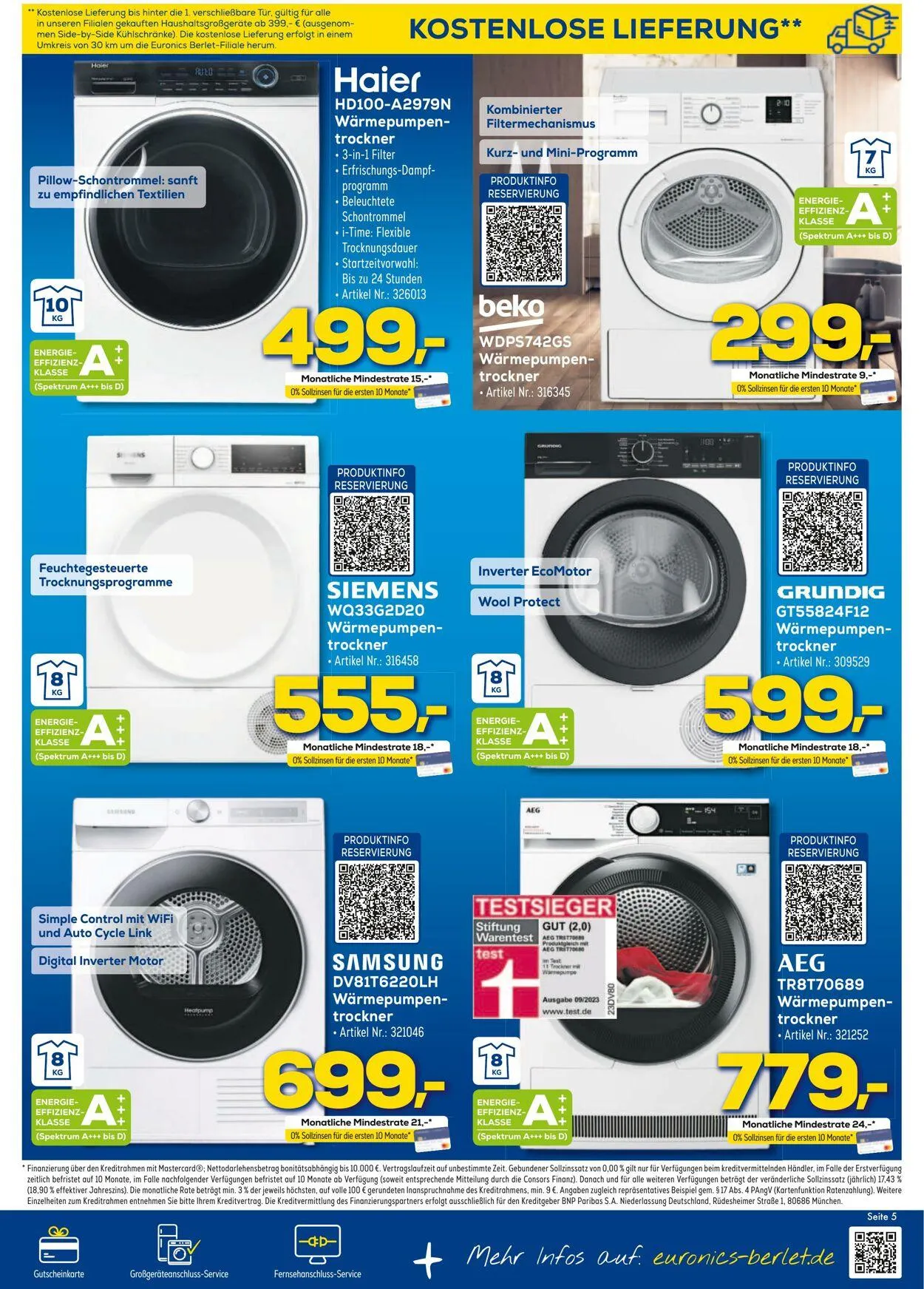 Berlet Aktueller Prospekt von 6. September bis 20. September 2025 - Prospekt seite 5