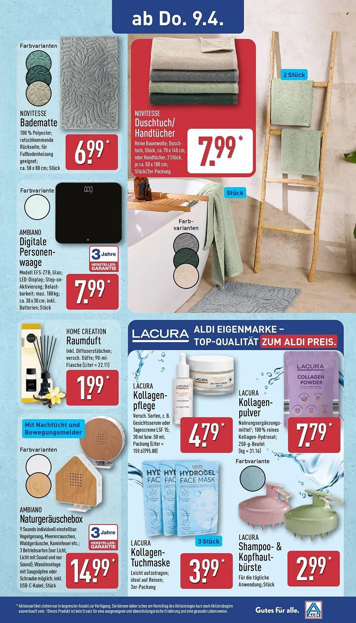 Aldi Nord Prospekt von 7. April bis 11. April 2026 - Prospekt seite 9