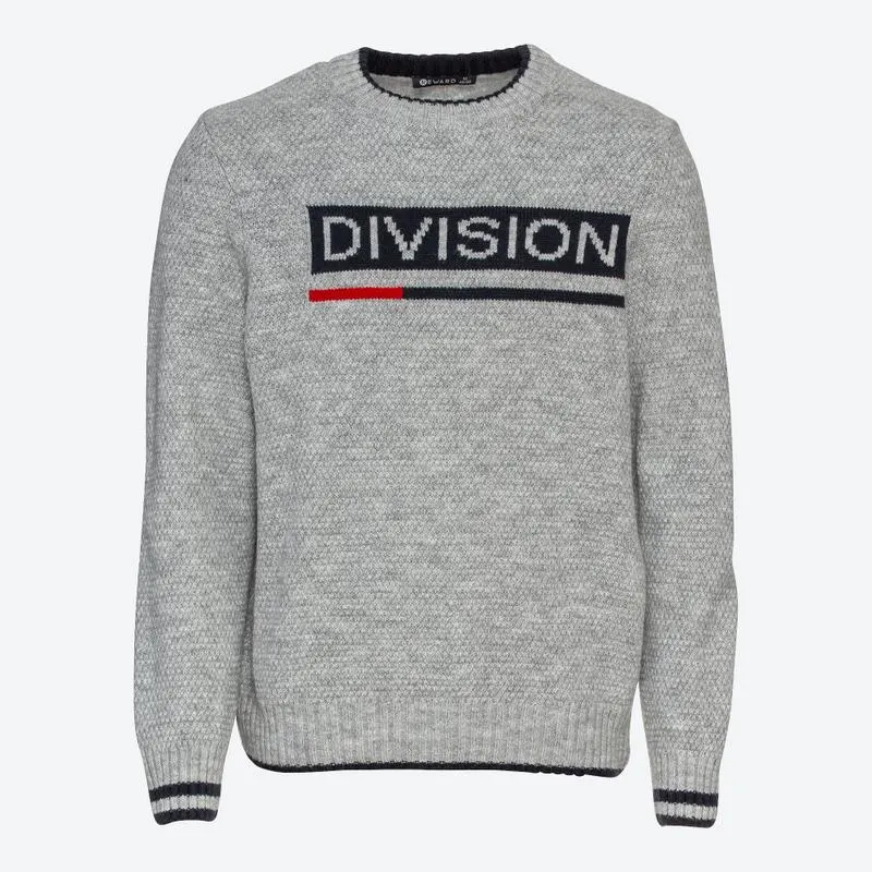Herren-Pullover mit Strickdesign