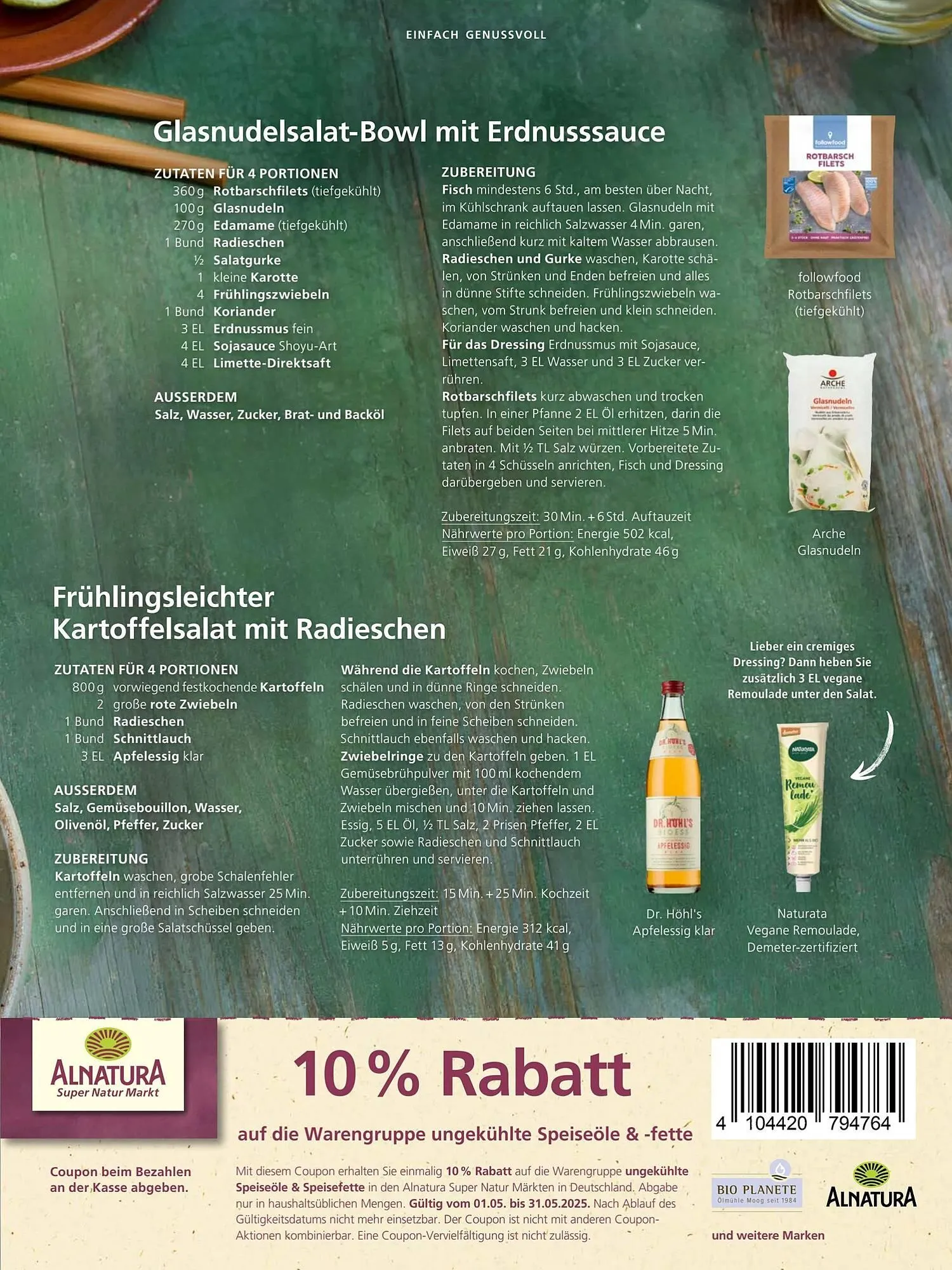 Alnatura Prospekt von 2. Mai bis 1. Juni 2025 - Prospekt seite 27