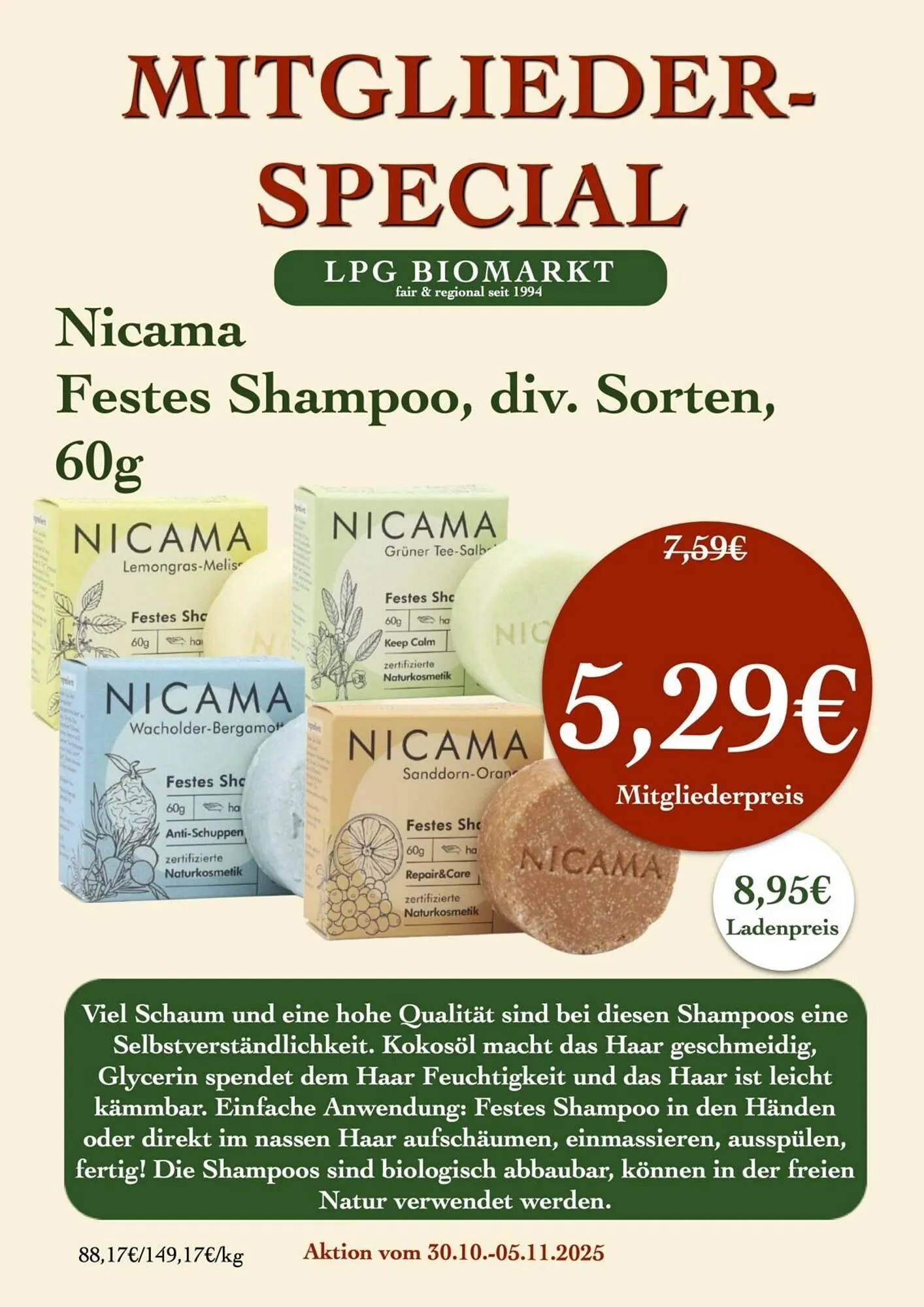 LPG Biomarkt Prospekt von 30. Oktober bis 5. November 2025 - Prospekt seite 5