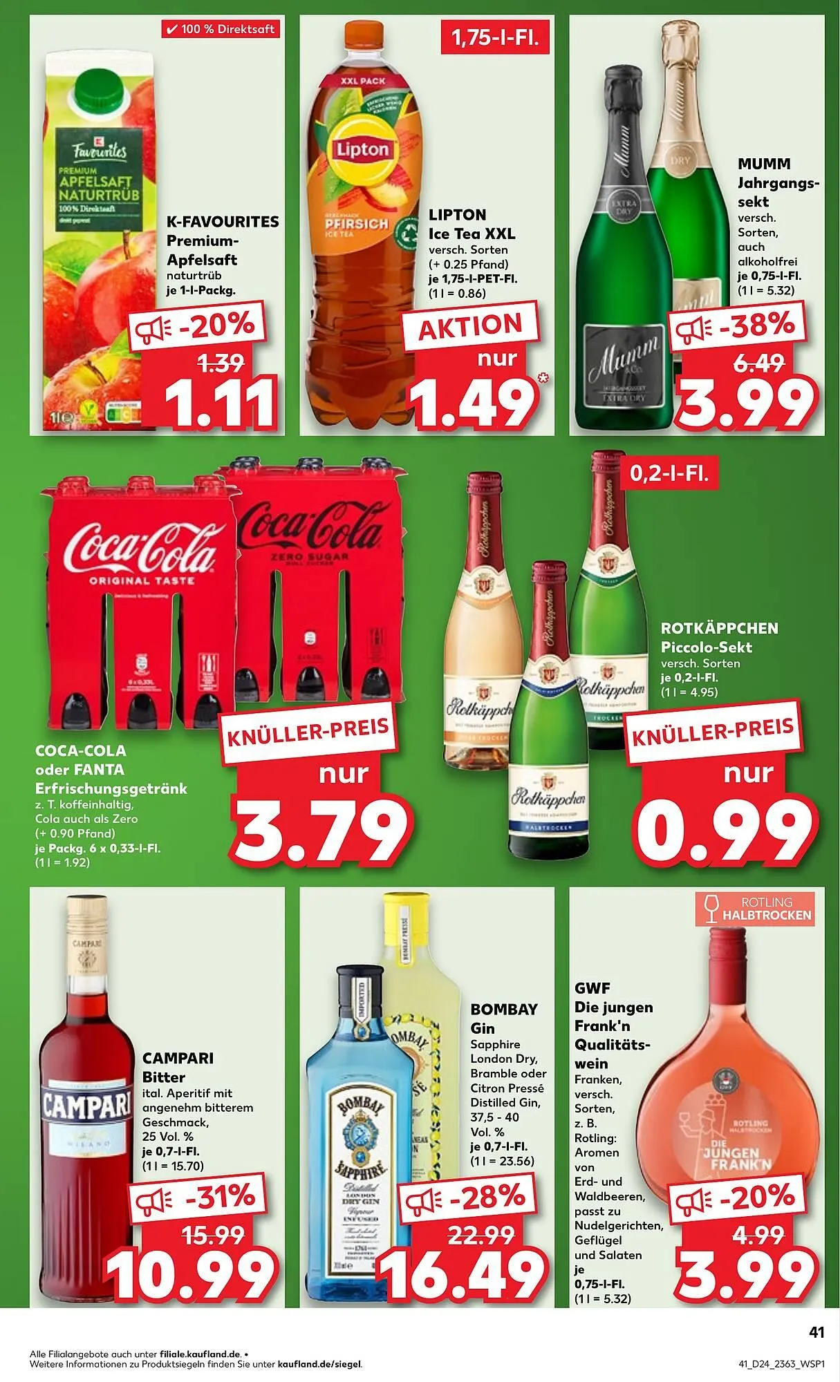 Kaufland Prospekt von 12. Juni bis 18. Juni 2025 - Prospekt seite 41