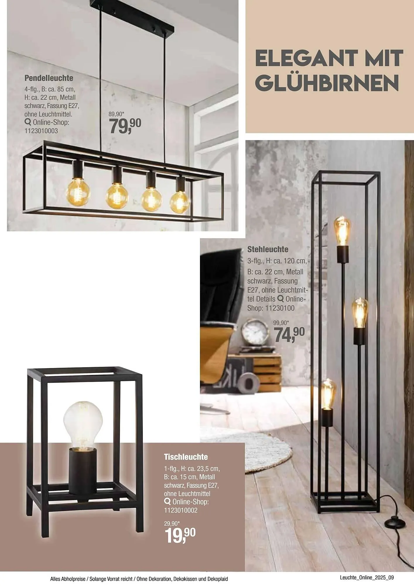 Opti Wohnwelt Prospekt von 25. Juli bis 1. Oktober 2025 - Prospekt seite 9