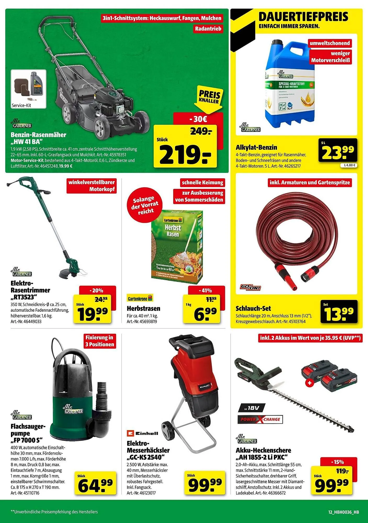 Hagebau Prospekt von 30. August bis 6. September 2025 - Prospekt seite 12