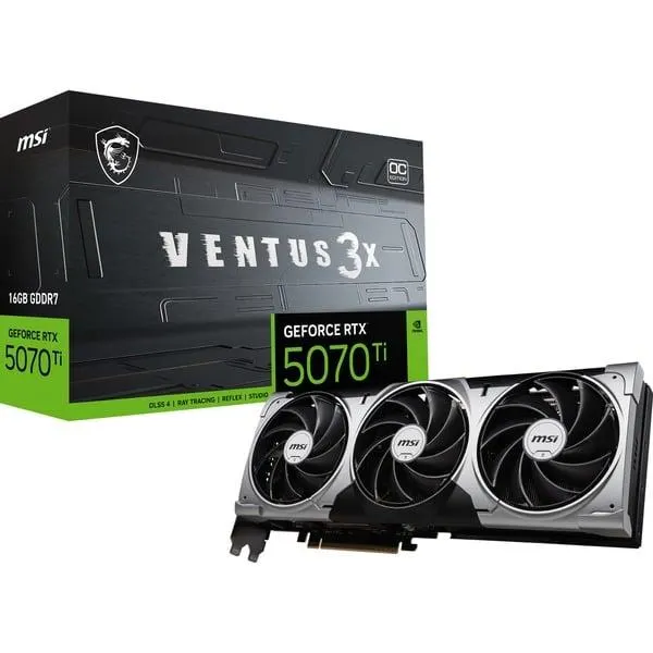 GeForce RTX 5070 Ti 16G VENTUS 3X OC, Grafikkarte