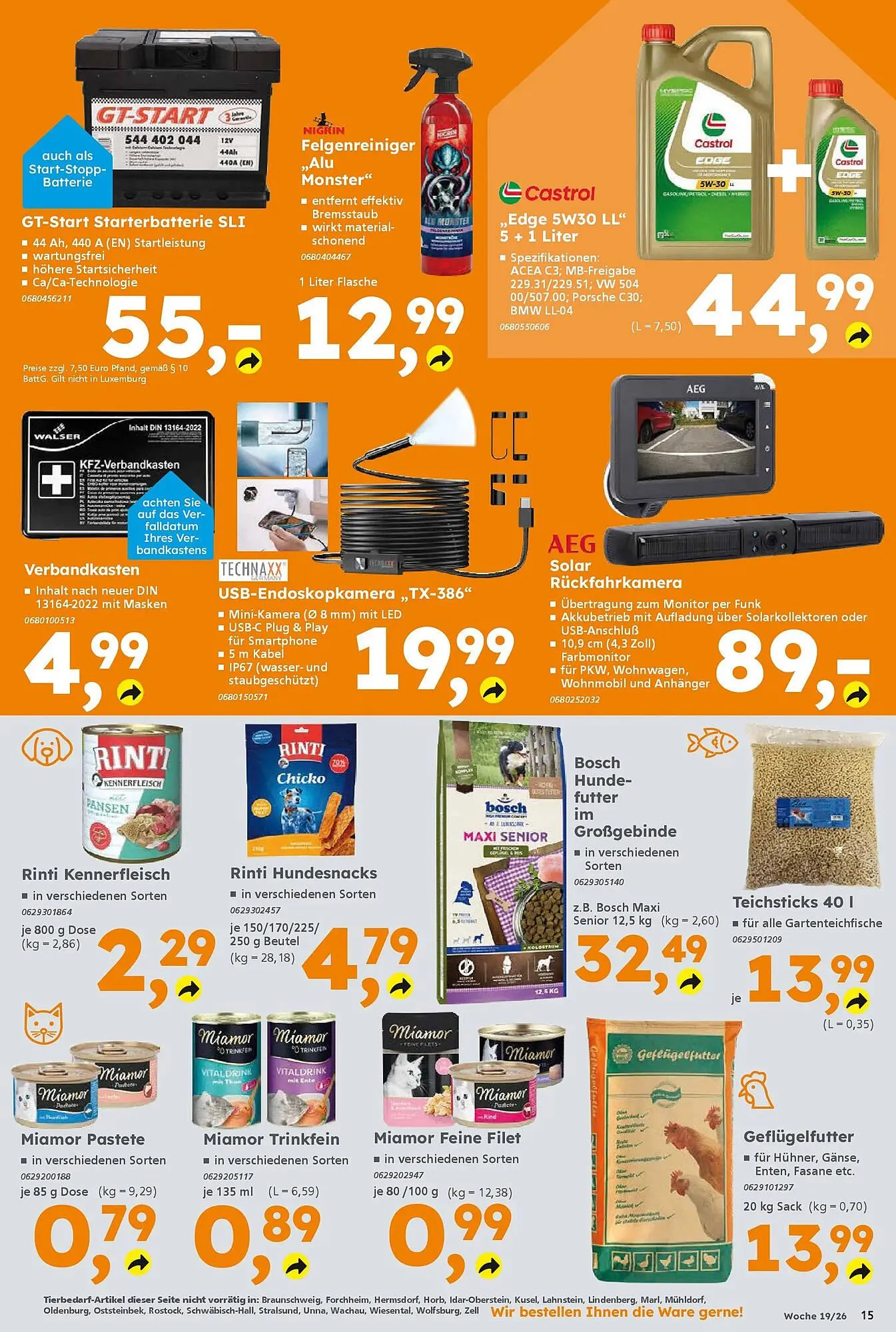 Globus Baumarkt Prospekt von 3. Mai bis 9. Mai 2026 - Prospekt seite 15