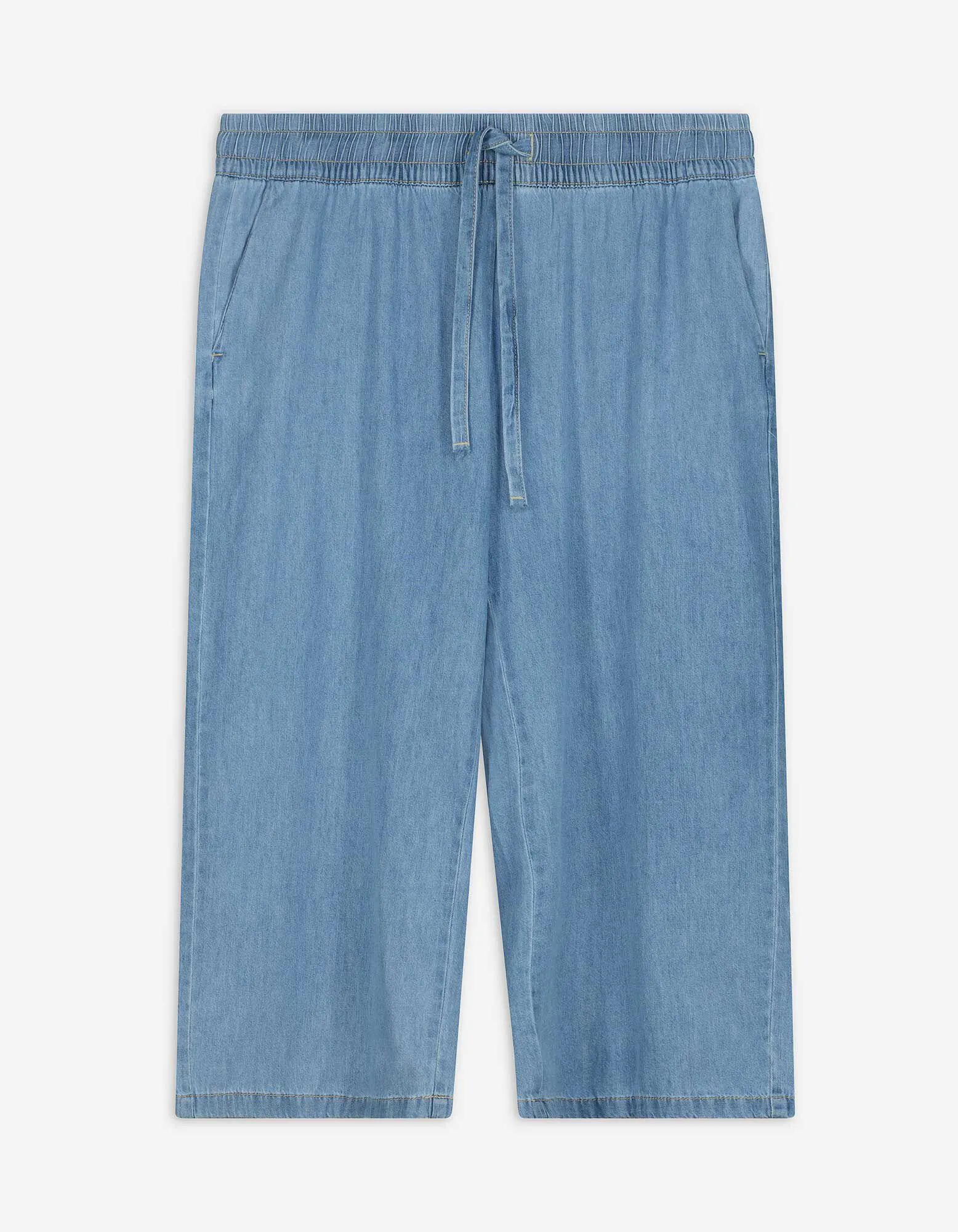 Culotte - Elastischer Bund - hellblau