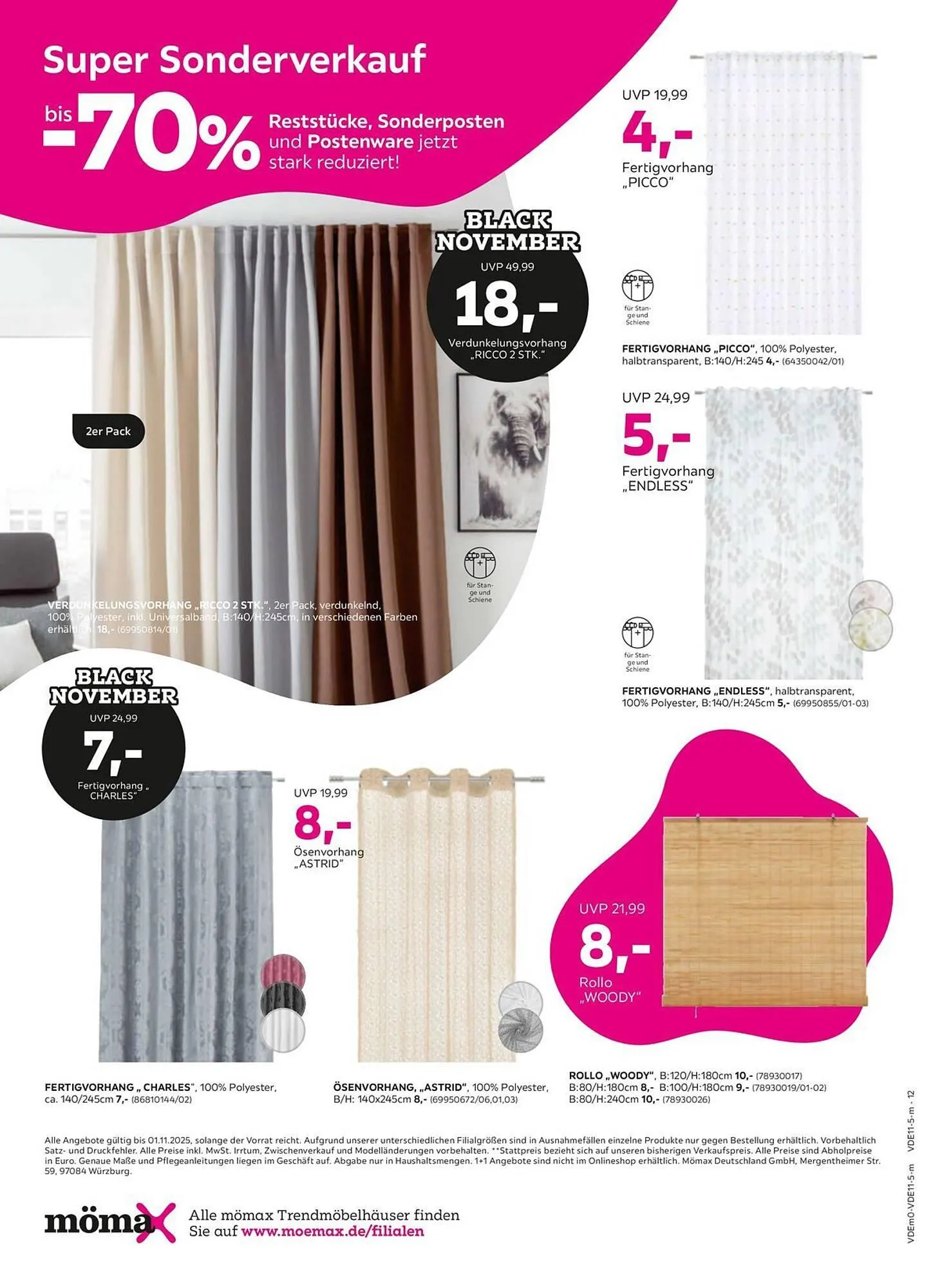 Mömax Prospekt von 20. Oktober bis 1. November 2025 - Prospekt seite 12