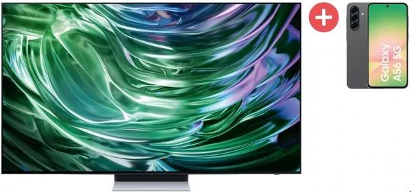Samsung GQ65S93DAT 163 cm (65") OLED-TV graphitschwarz + Dein Geschenk: Galaxy A56 (128 GB) awesome graphite