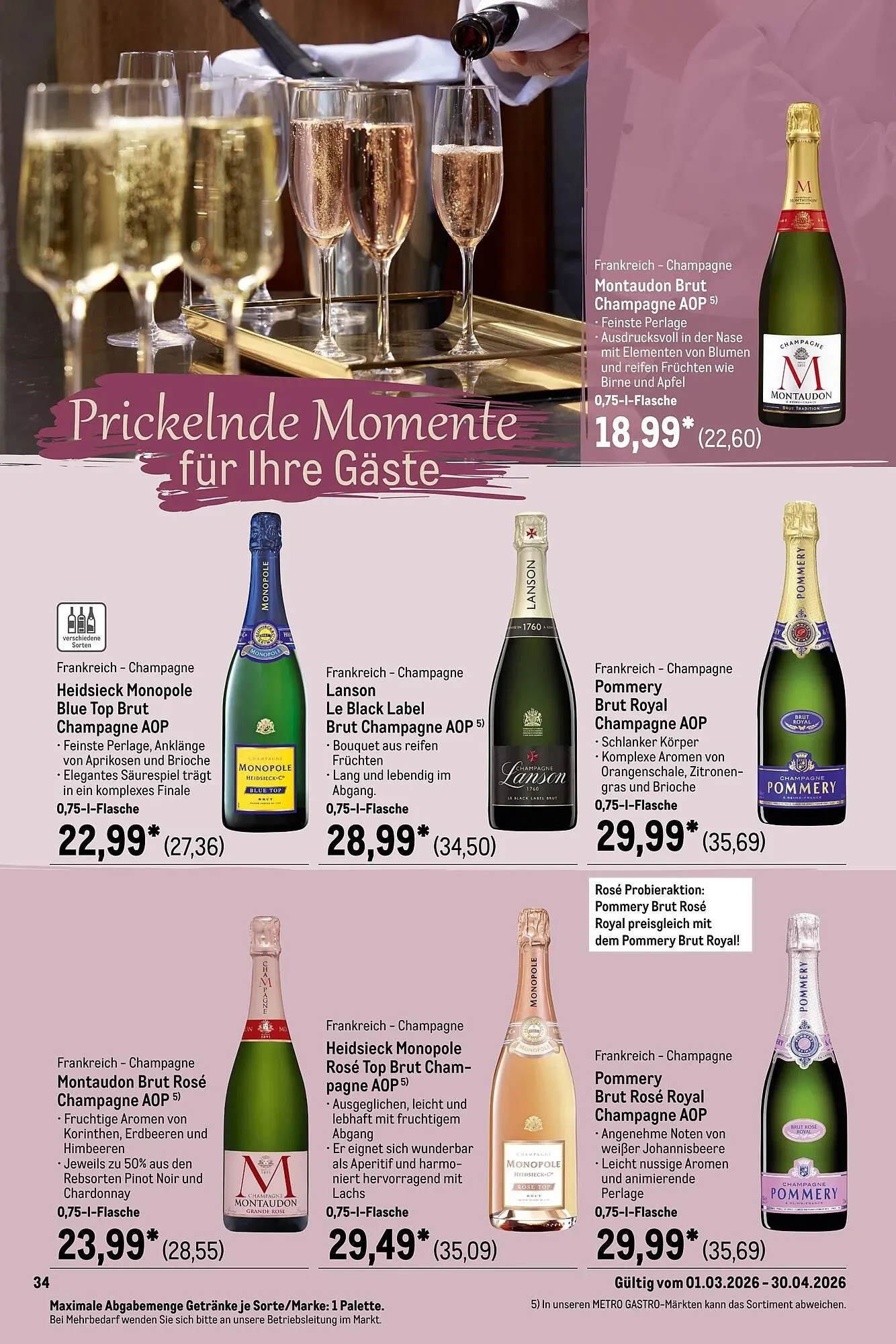 METRO Prospekt von 1. März bis 1. Mai 2026 - Prospekt seite 34