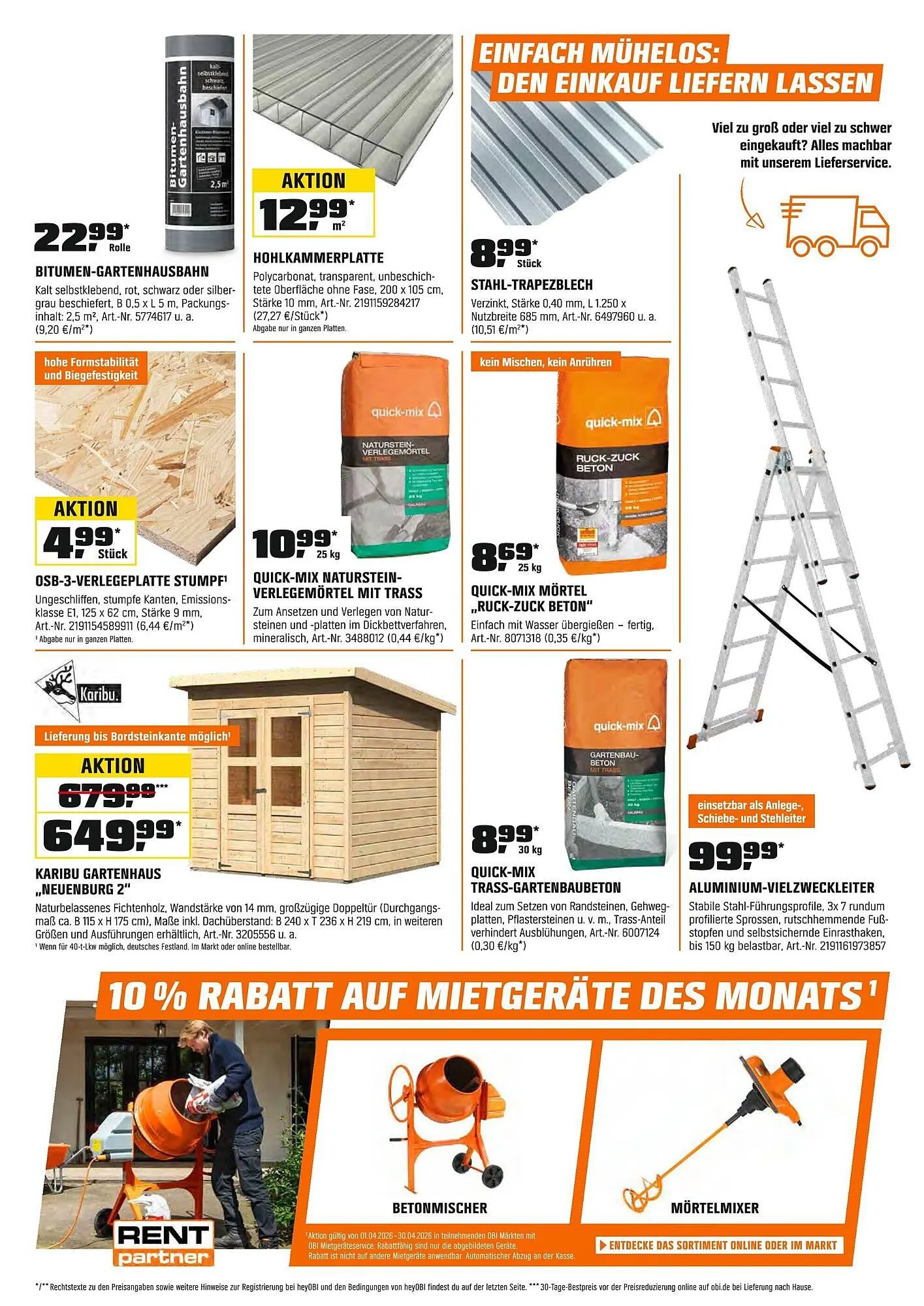 OBI Prospekt von 27. März bis 30. April 2026 - Prospekt seite 19