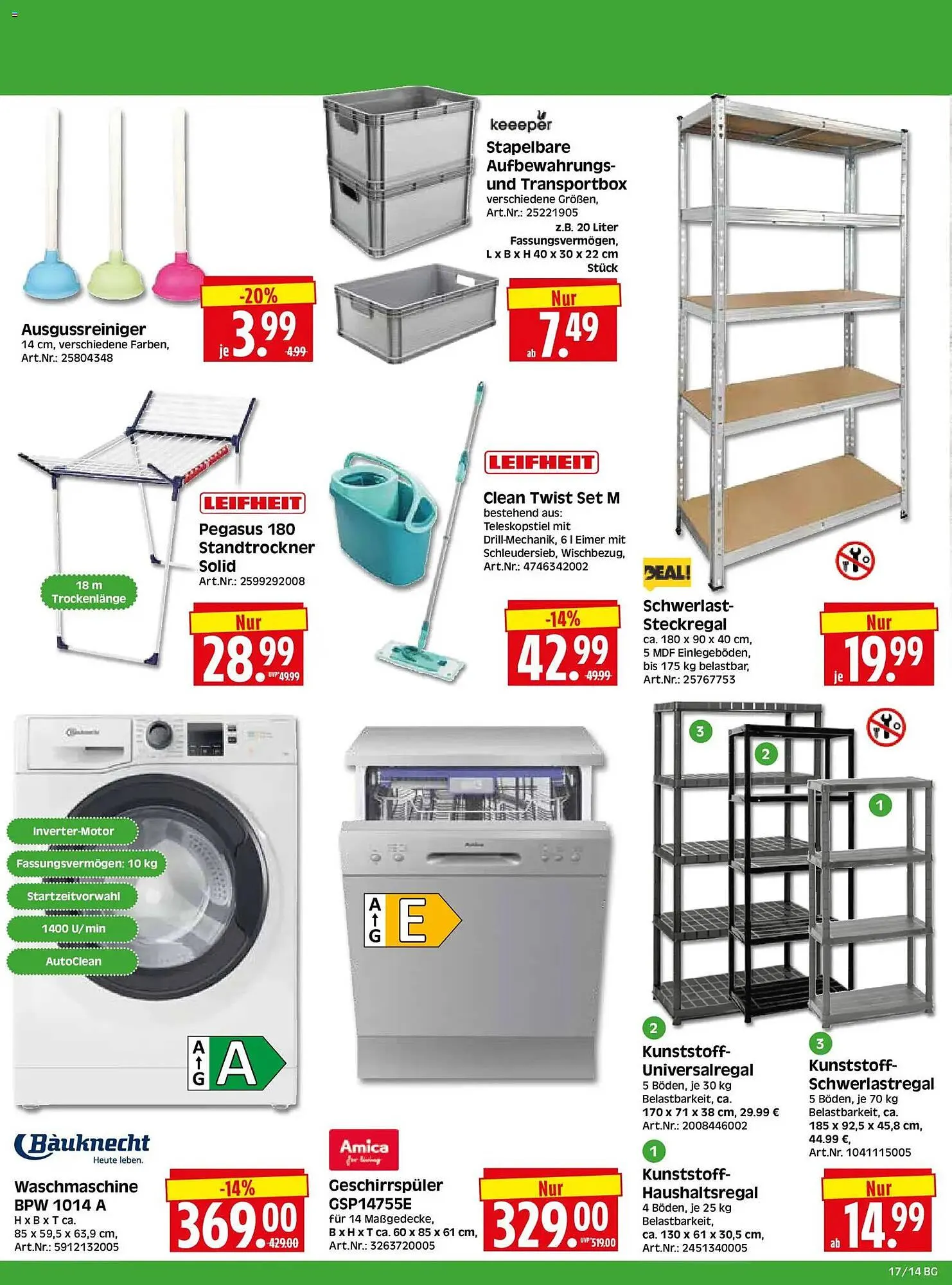 Herkules Baumarkt Prospekt von 20. April bis 25. April 2026 - Prospekt seite 14