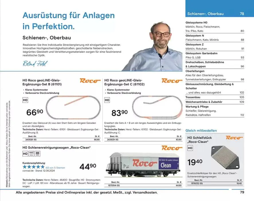 Modellbahn Katalog von 29. Oktober bis 31. Dezember 2025 - Prospekt seite 81