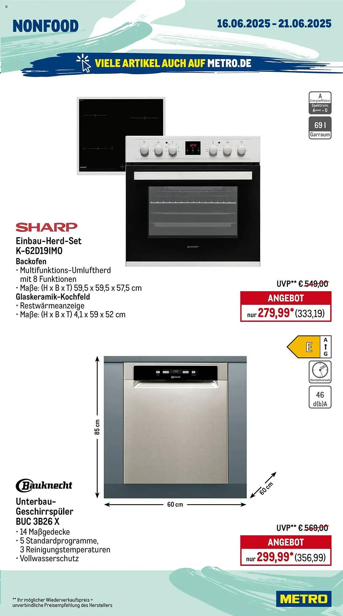 METRO Prospekt von 16. Juni bis 21. Juni 2025 - Prospekt seite 19