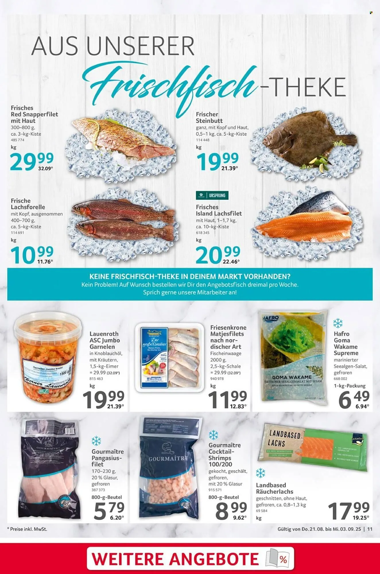 Selgros Prospekt von 21. August bis 3. September 2025 - Prospekt seite 11