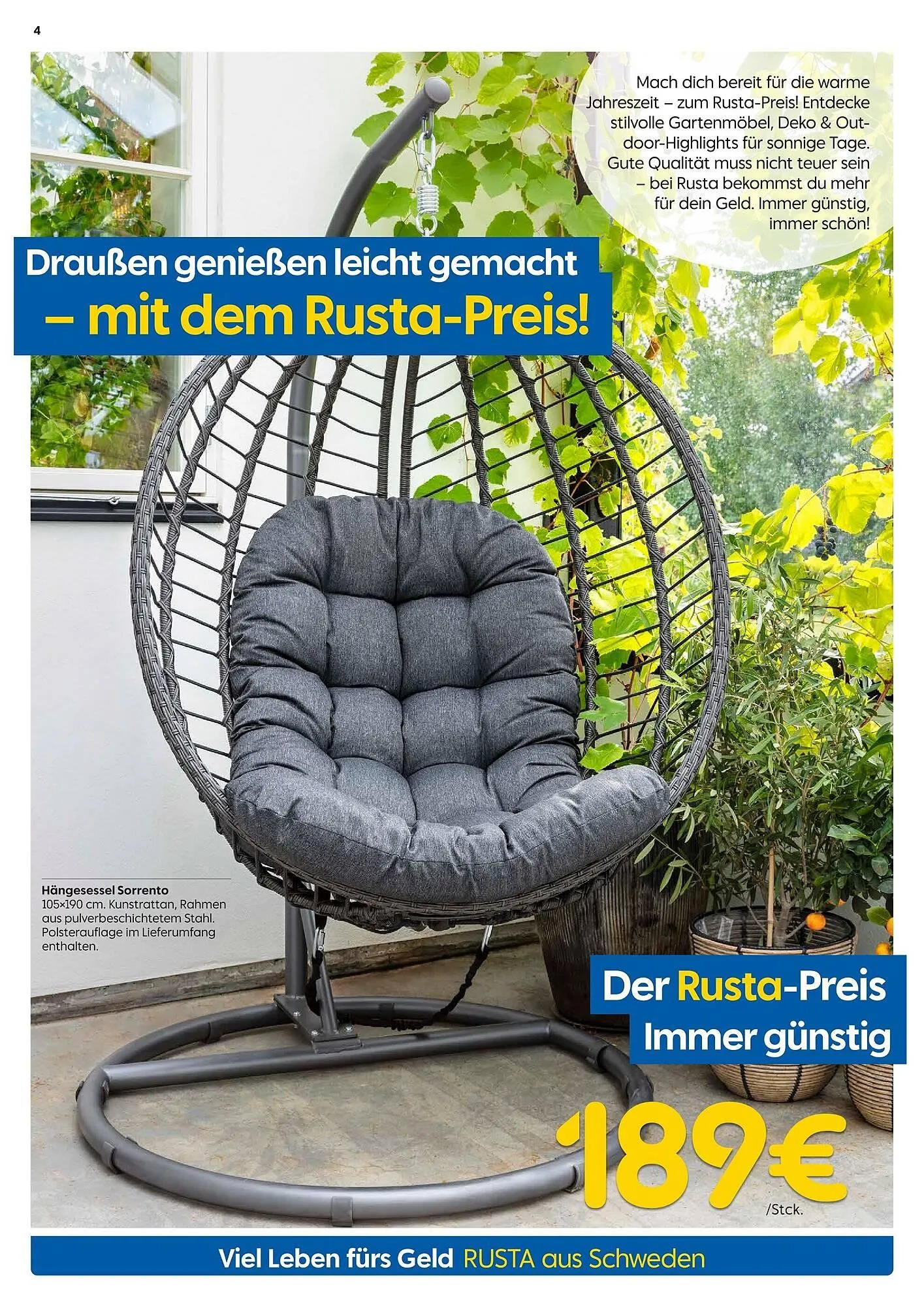 Rusta Prospekt von 18. April bis 24. April 2026 - Prospekt seite 4