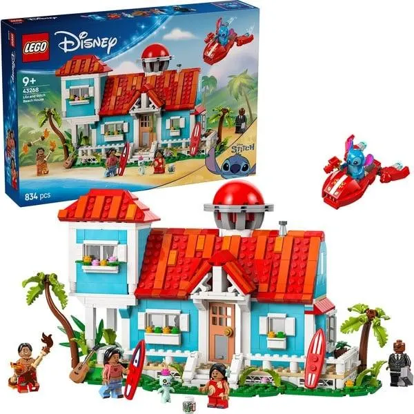 43268 Disney Classic Das Strandhaus aus „Lilo und Stitch“, Konstruktionsspielzeug