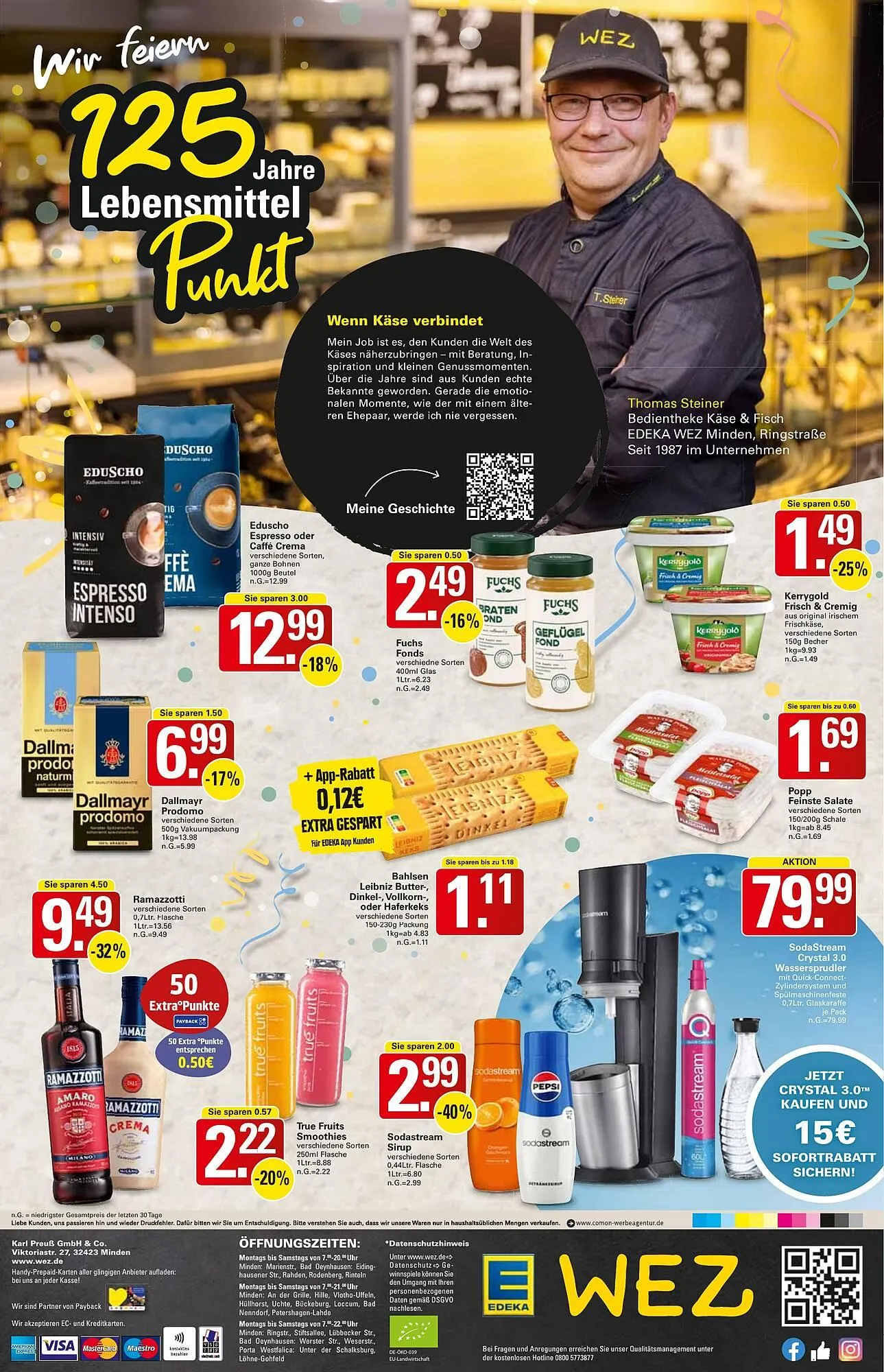 WEZ Prospekt von 14. April bis 19. April 2025 - Prospekt seite 16