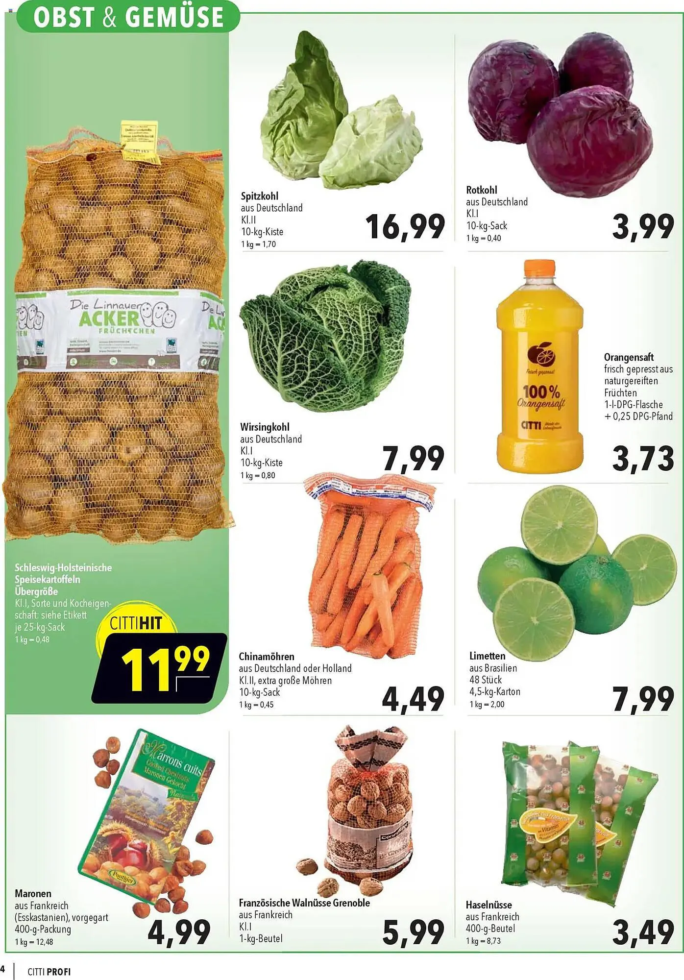 CITTI Markt Prospekt von 3. Dezember bis 16. Dezember 2025 - Prospekt seite 4