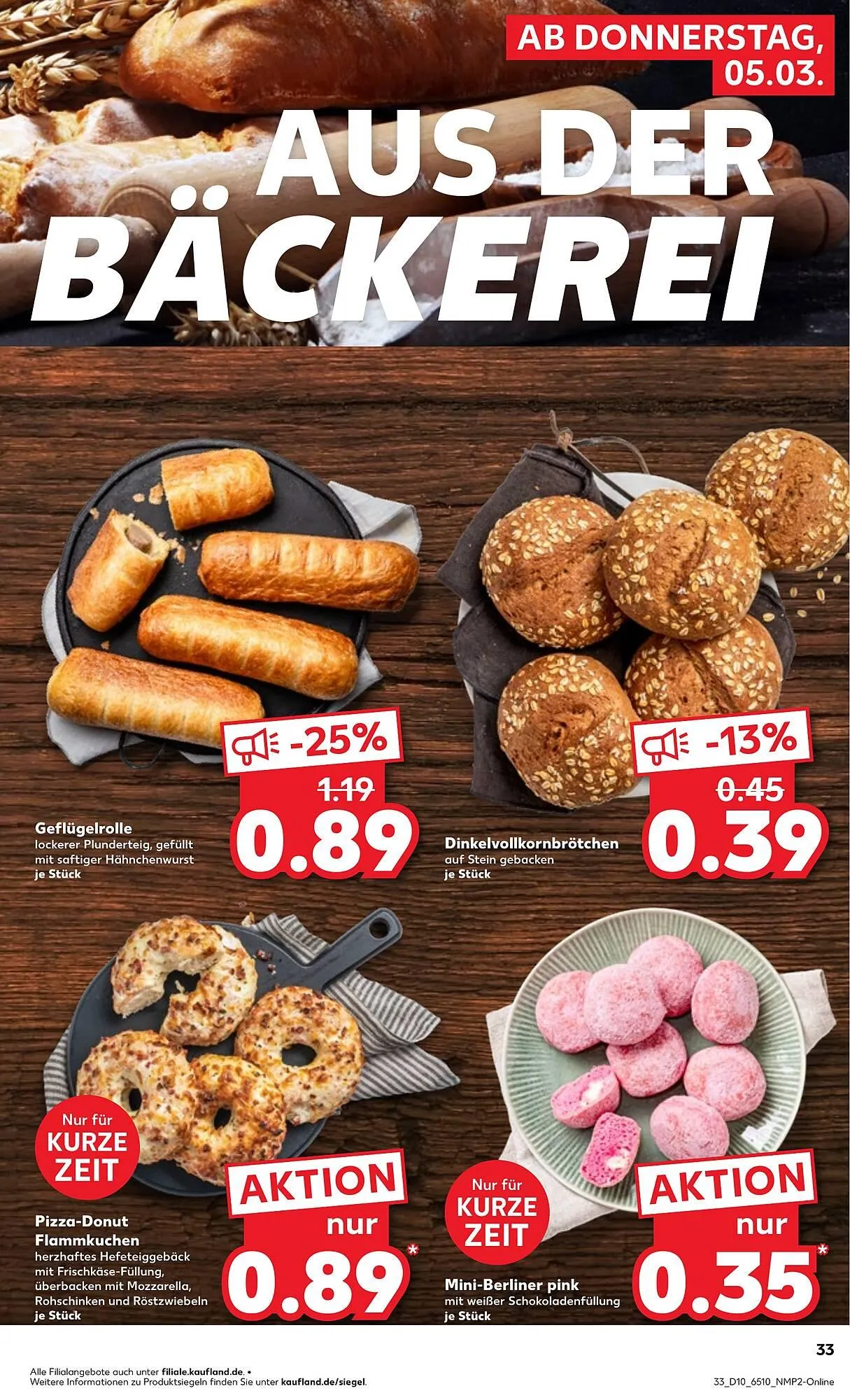 Kaufland Prospekt von 4. März bis 10. März 2026 - Prospekt seite 33