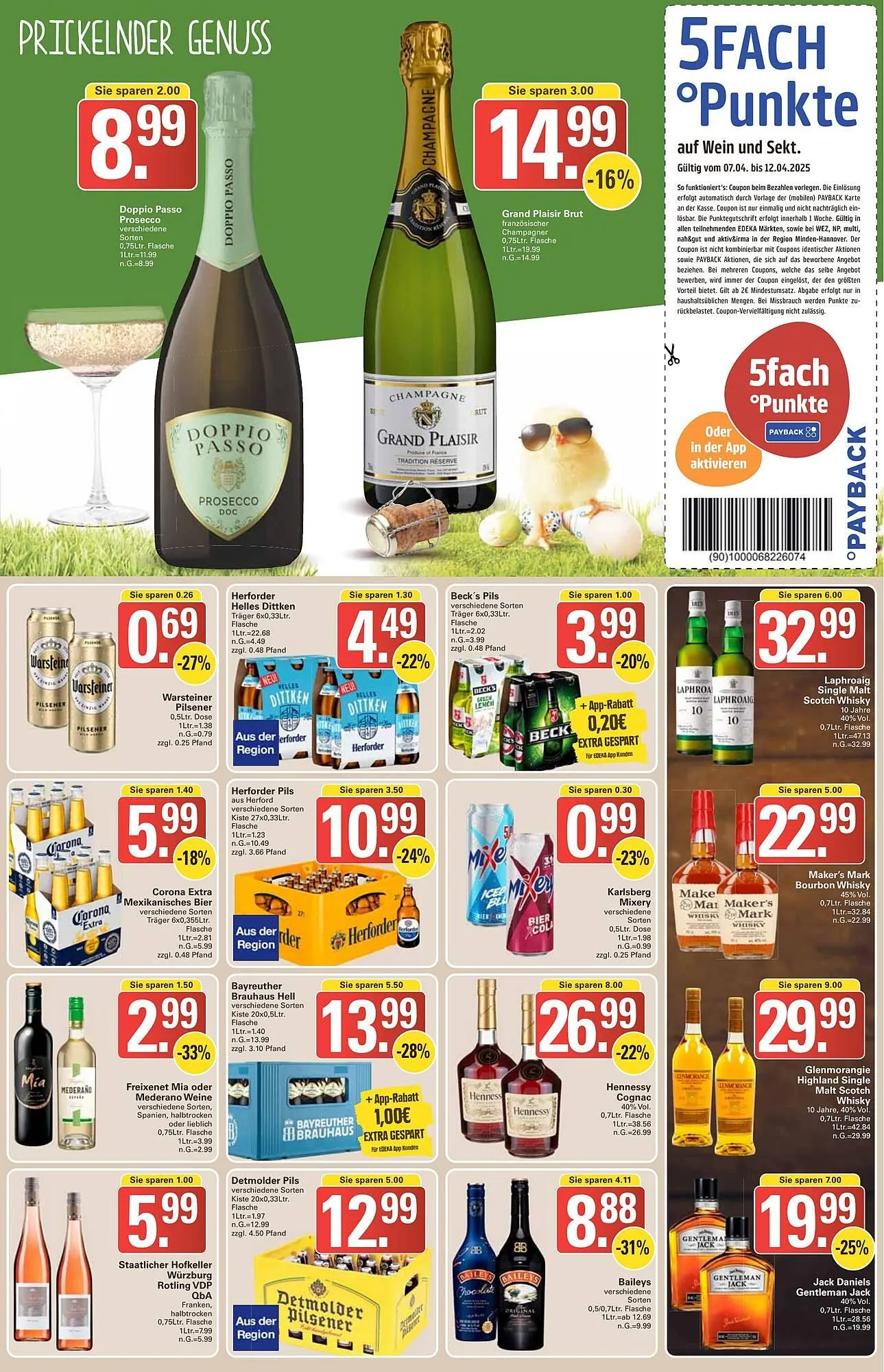 WEZ Prospekt von 7. April bis 12. April 2025 - Prospekt seite 15