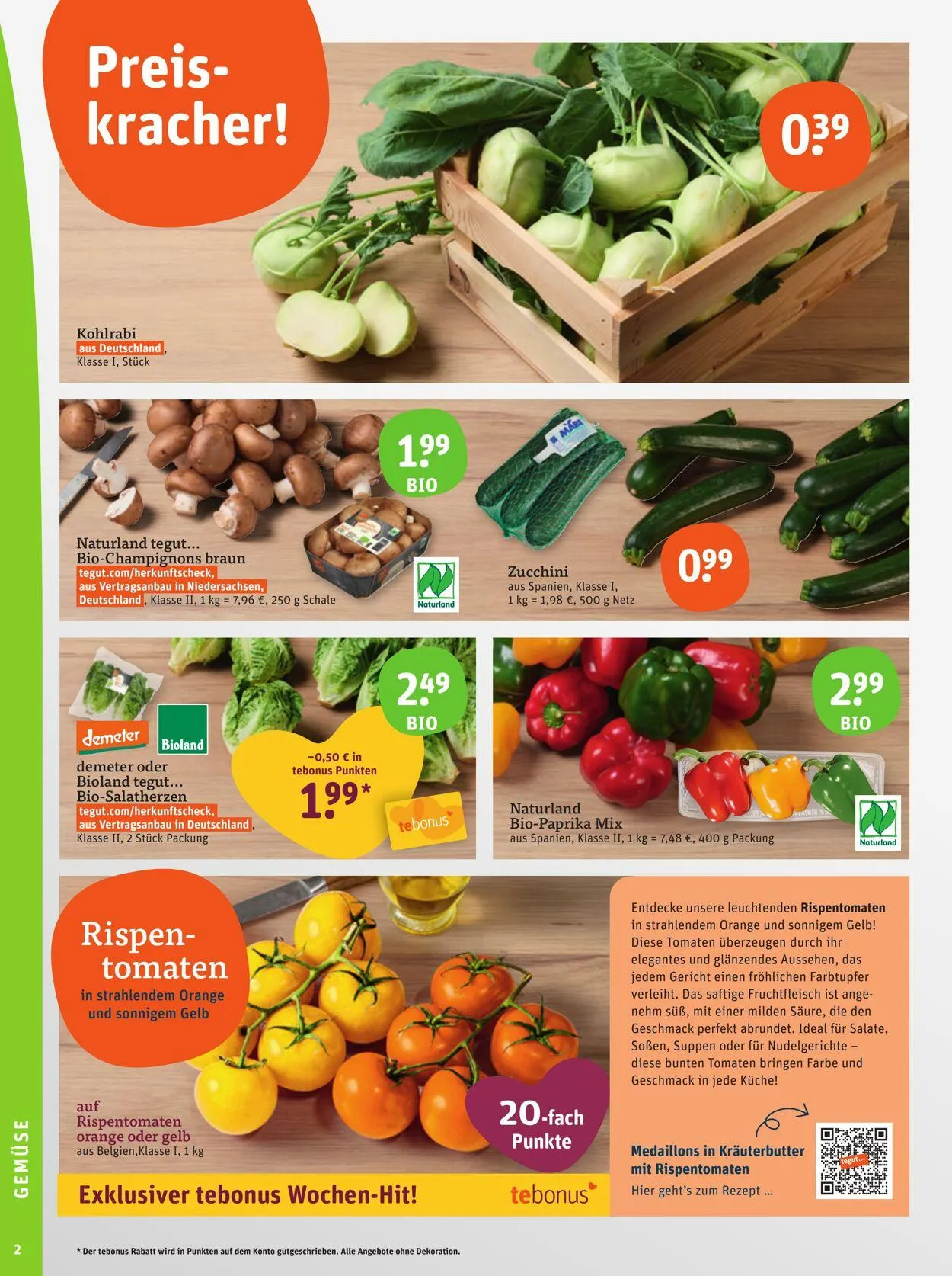 Tegut Aktueller Prospekt von 26. Mai bis 1. Juni 2025 - Prospekt seite 4