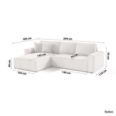 Ecksofa Sewkana L Form