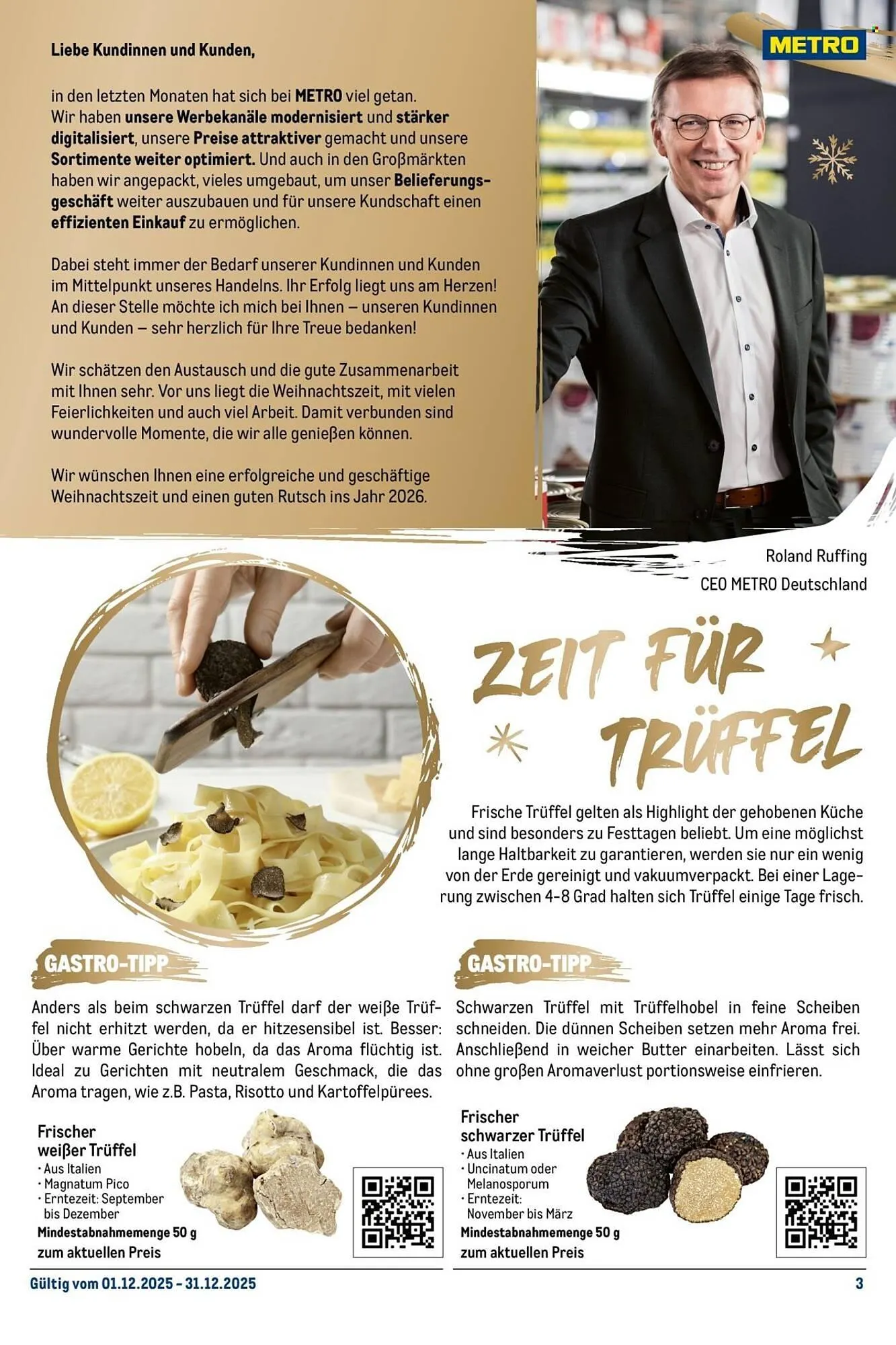 METRO Prospekt von 1. Dezember bis 31. Dezember 2025 - Prospekt seite 3
