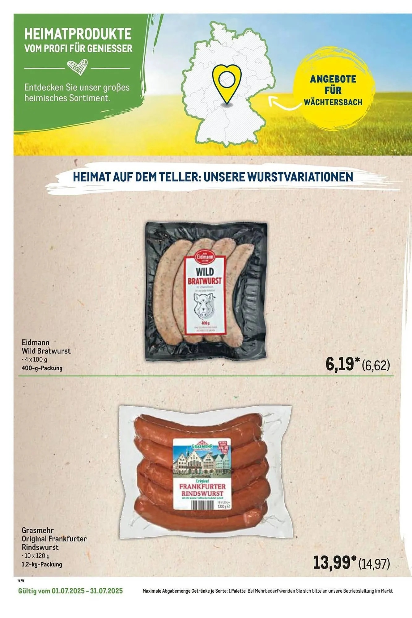 METRO Prospekt von 1. Juli bis 31. Juli 2025 - Prospekt seite 60