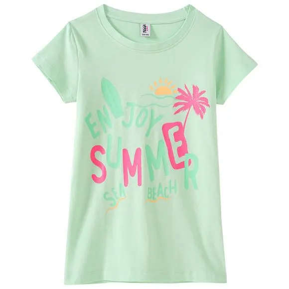 Mädchen T-Shirt mit Message-Print