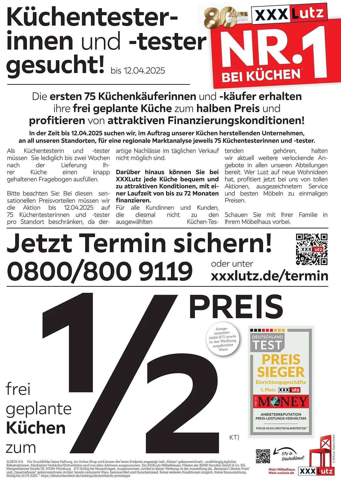 XXXLutz Prospekt von 10. April bis 13. April 2025 - Prospekt seite 2