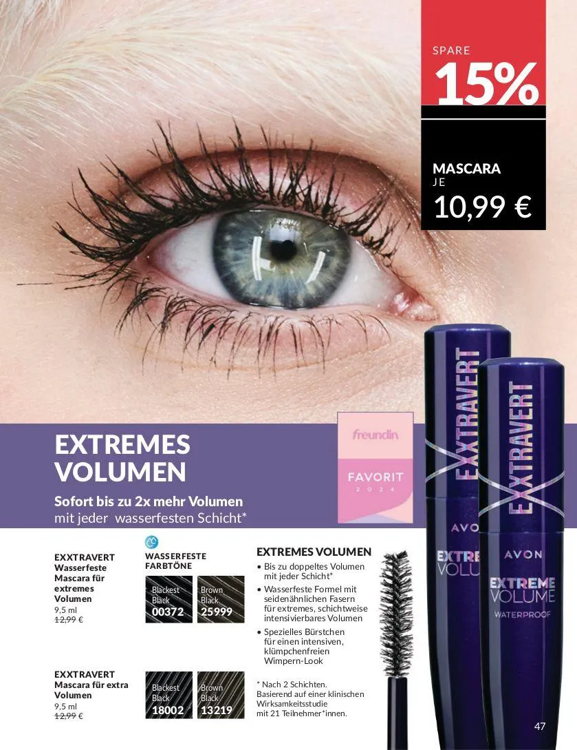 Avon Aktueller Prospekt von 4. Juni bis 18. Juni 2025 - Prospekt seite 47