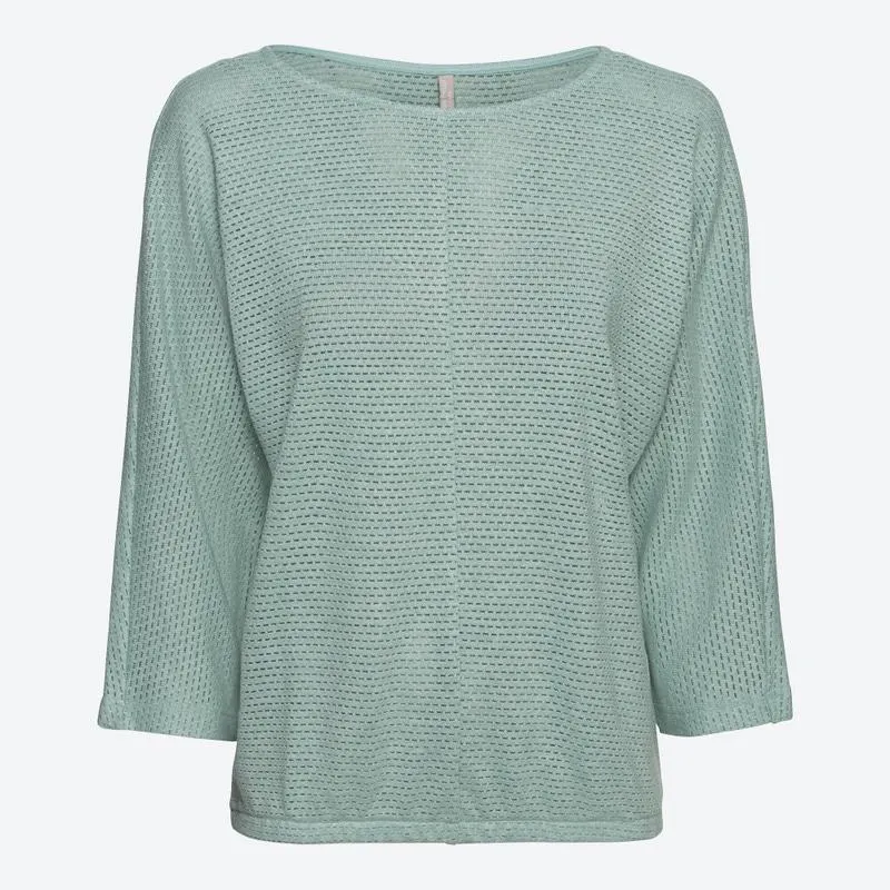 Damen-Langarmshirt mit Rundhalsausschnitt