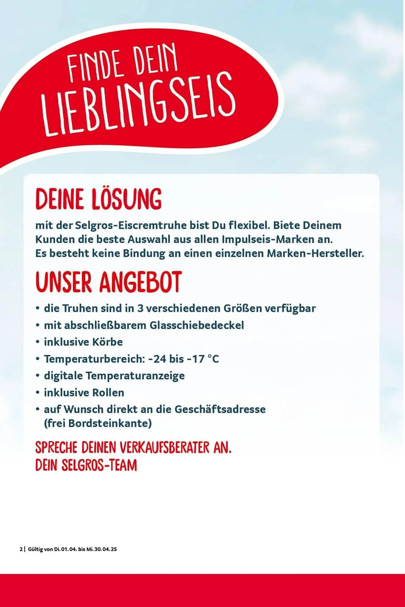 Selgros Prospekt von 1. April bis 30. April 2025 - Prospekt seite 2