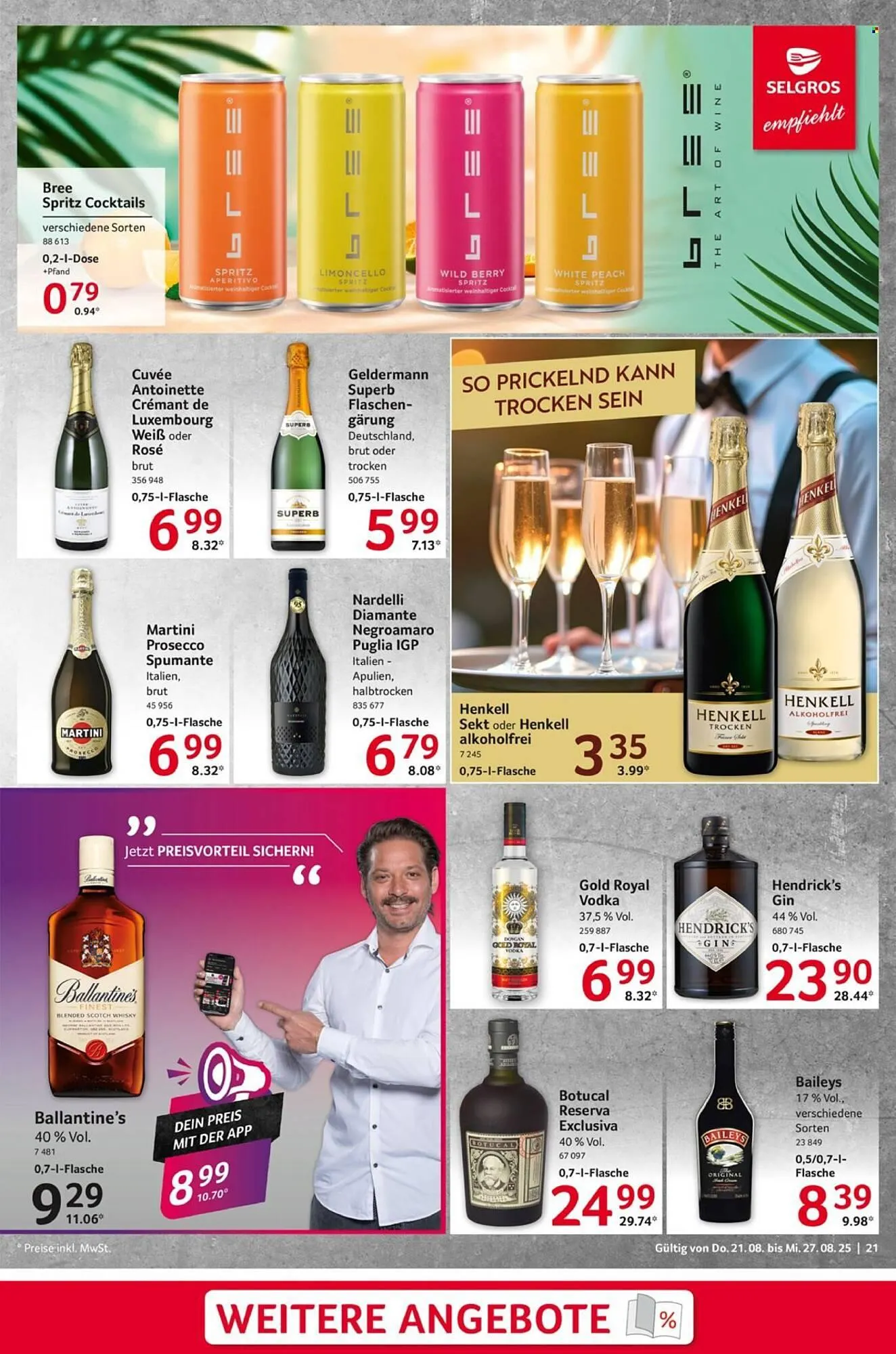 Selgros Prospekt von 21. August bis 27. August 2025 - Prospekt seite 21