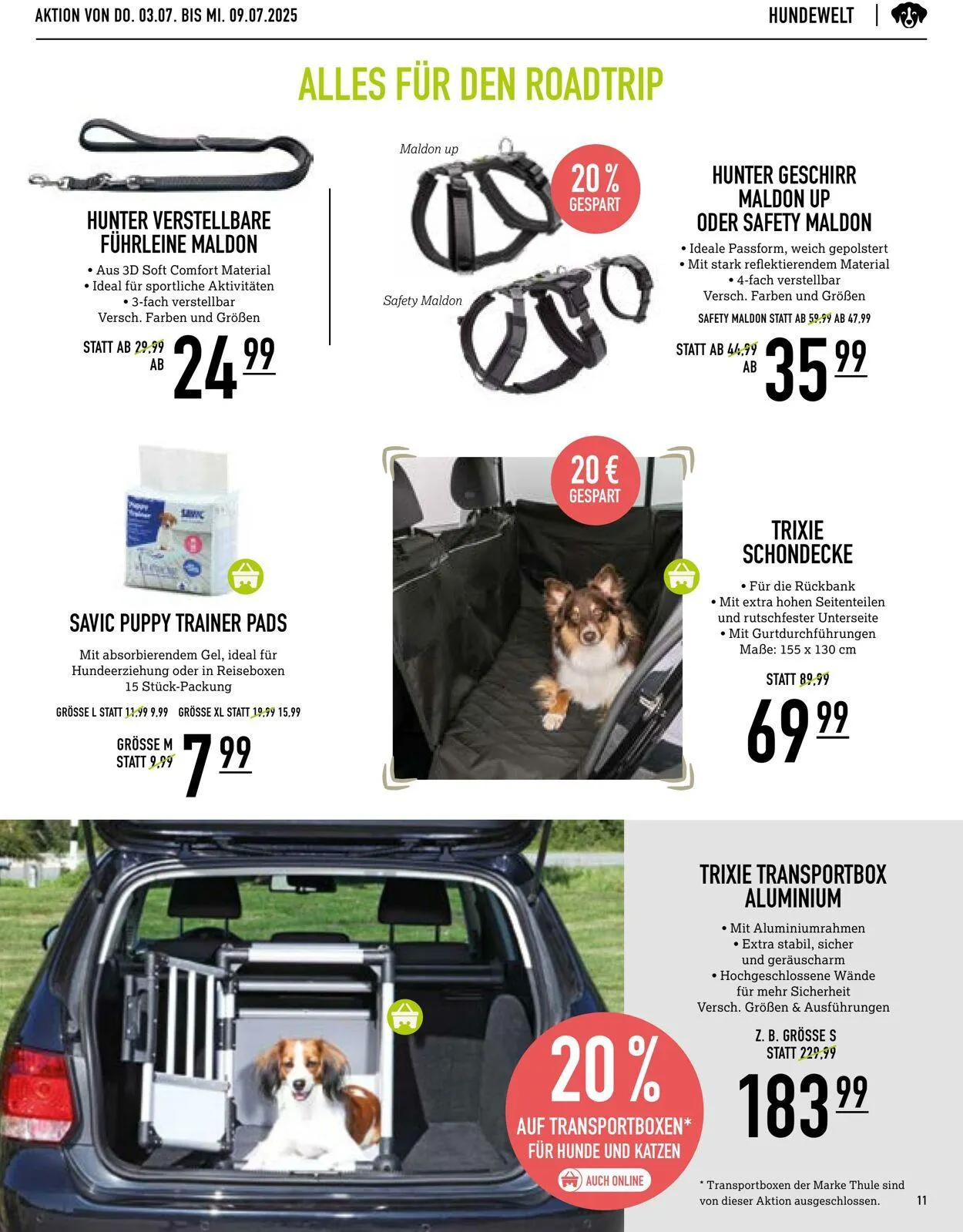 Kölle Zoo Aktueller Prospekt von 2. Juli bis 16. Juli 2025 - Prospekt seite 11