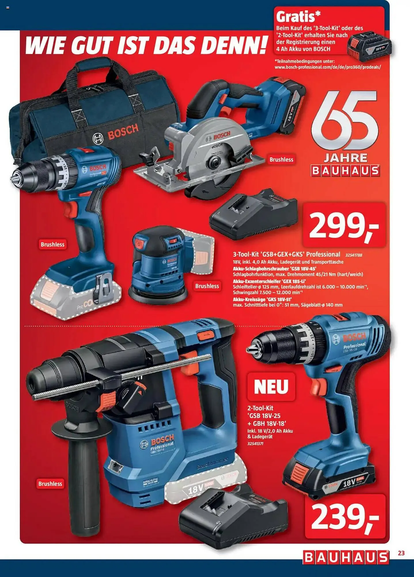 Bauhaus Prospekt von 4. Oktober bis 1. November 2025 - Prospekt seite 23