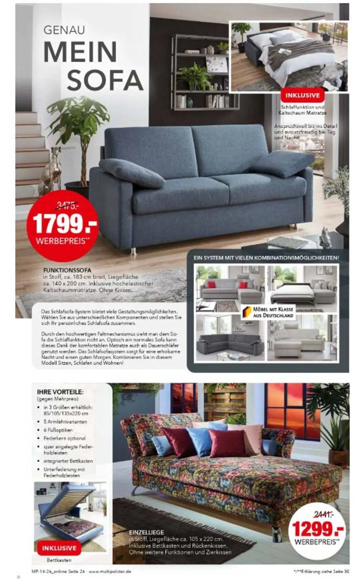 Multipolster Prospekt von 14. April bis 24. April 2026 - Prospekt seite 26