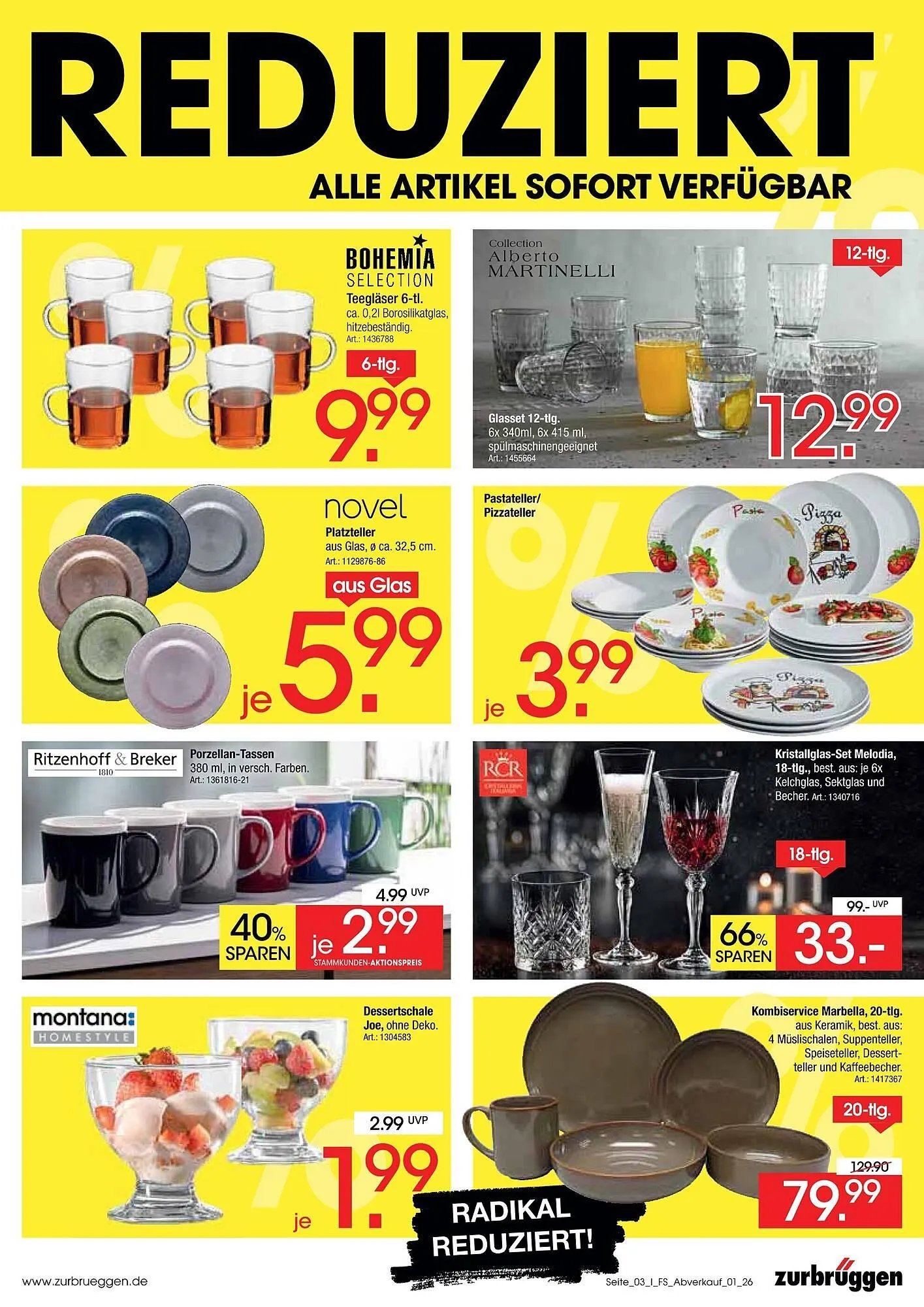 Zurbrüggen Prospekt von 16. März bis 30. Mai 2026 - Prospekt seite 3