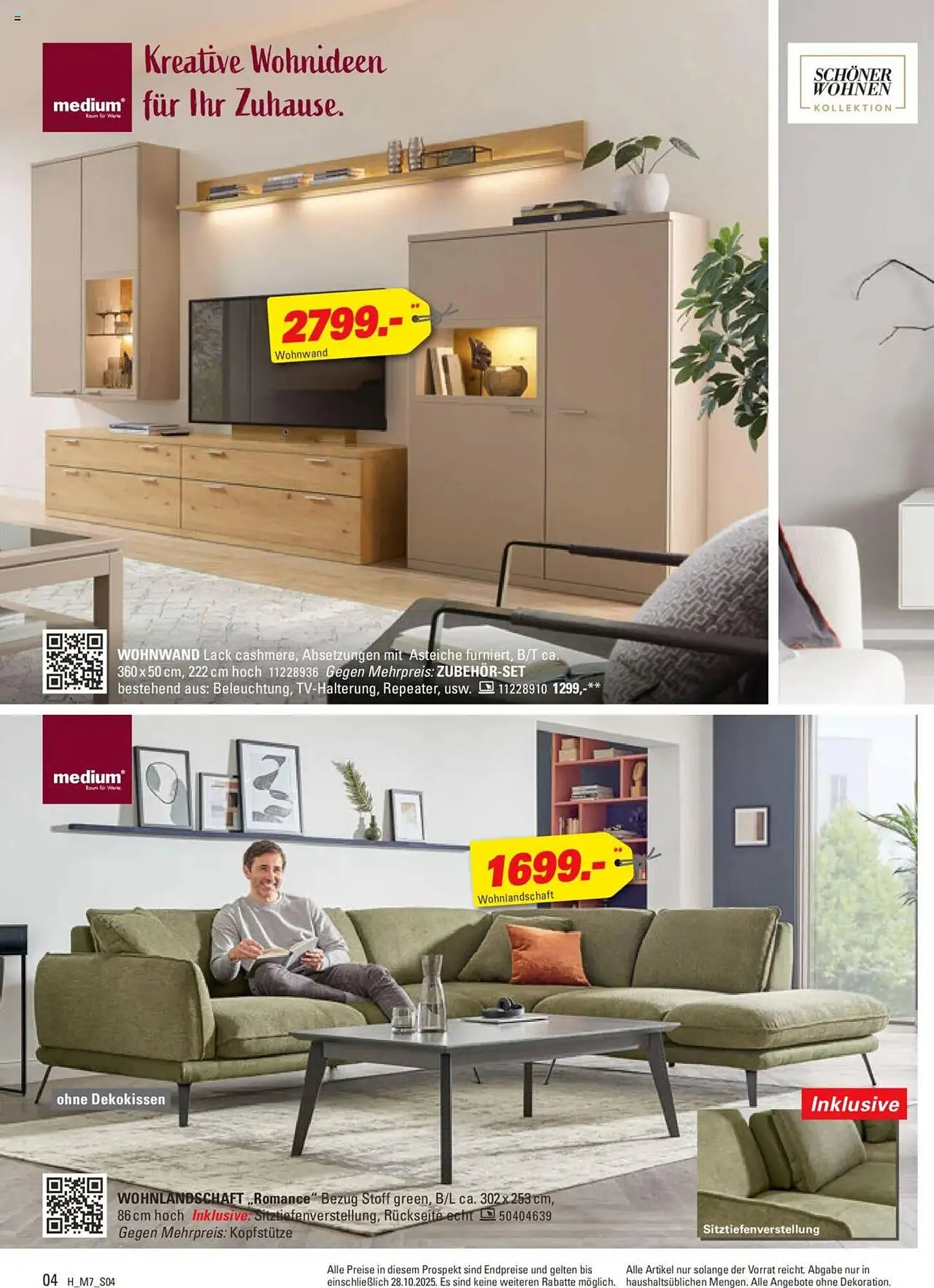 Höffner Prospekt von 15. Oktober bis 28. Oktober 2025 - Prospekt seite 4