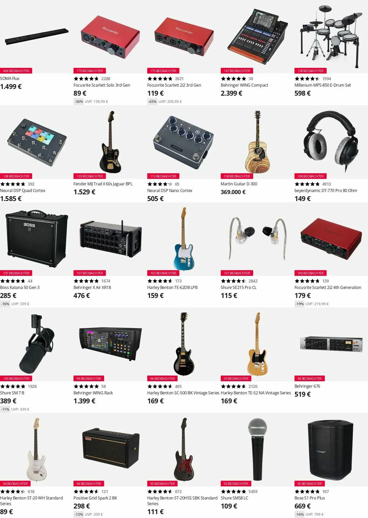 Thomann Aktueller Prospekt von 5. Mai bis 14. Mai 2025 - Prospekt seite 4