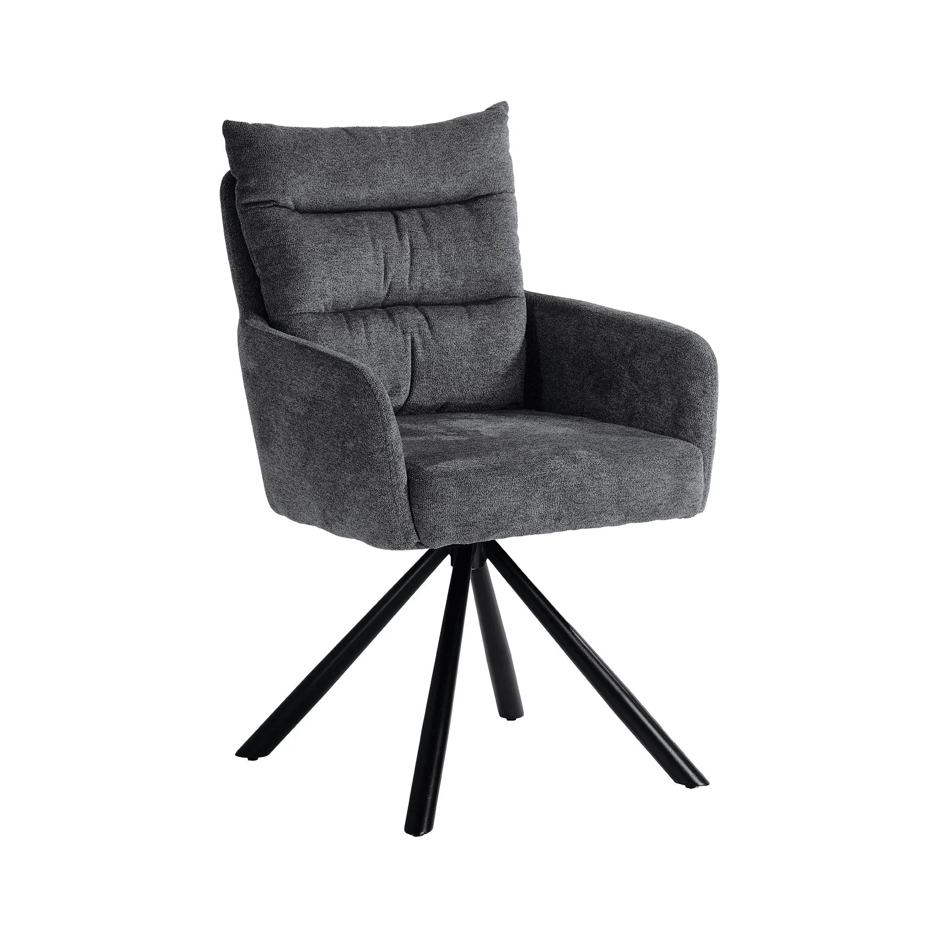 Armlehnstuhl London Bezug Grau