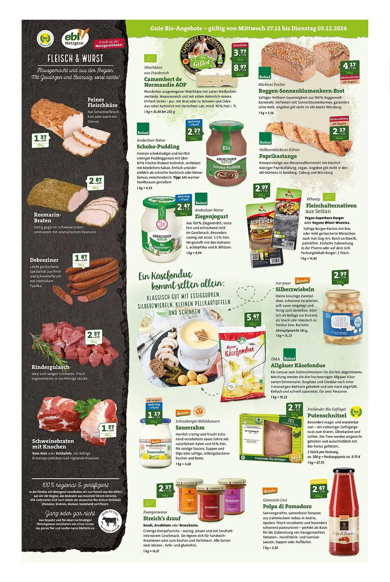 Ebl Naturkost Prospekt von 27. November bis 3. Dezember 2024 - Prospekt seite 2