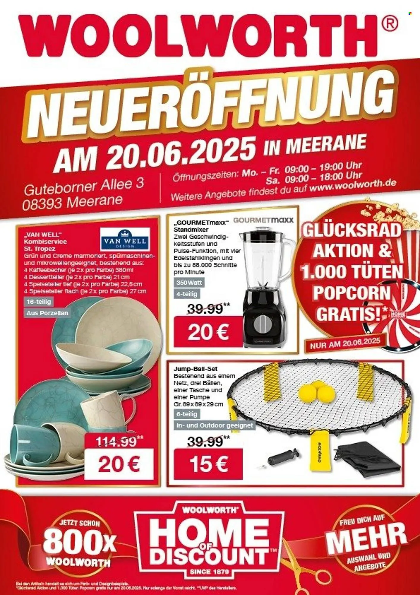 Woolworth Prospekt von 20. Juni bis 20. Juni 2025 - Prospekt seite 1