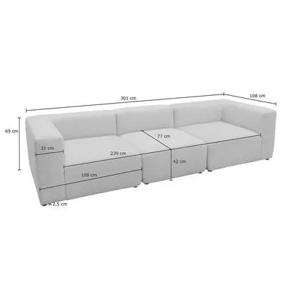 3-Sitzer Sofa LONSA