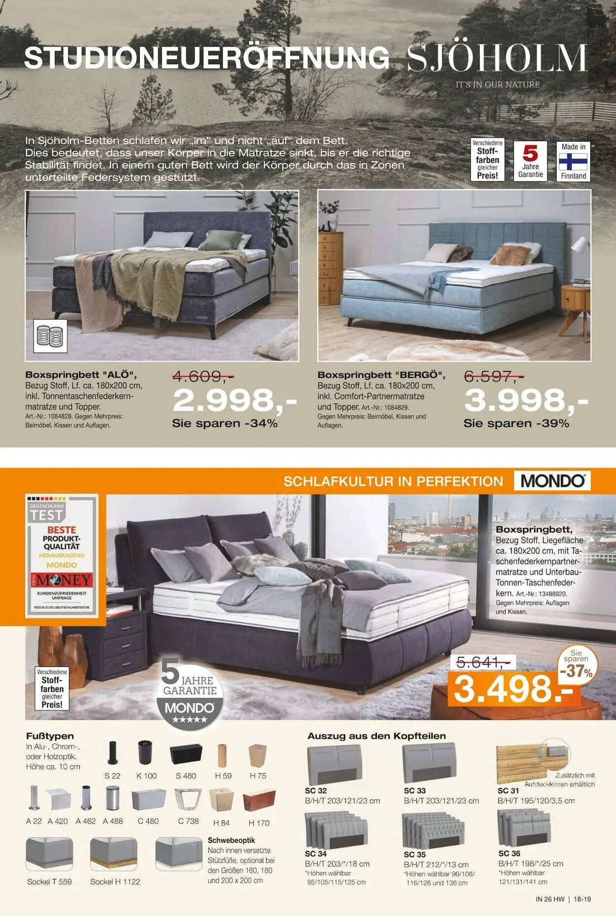 Möbel Inhofer Aktueller Prospekt von 15. Dezember bis 29. Dezember 2025 - Prospekt seite 19