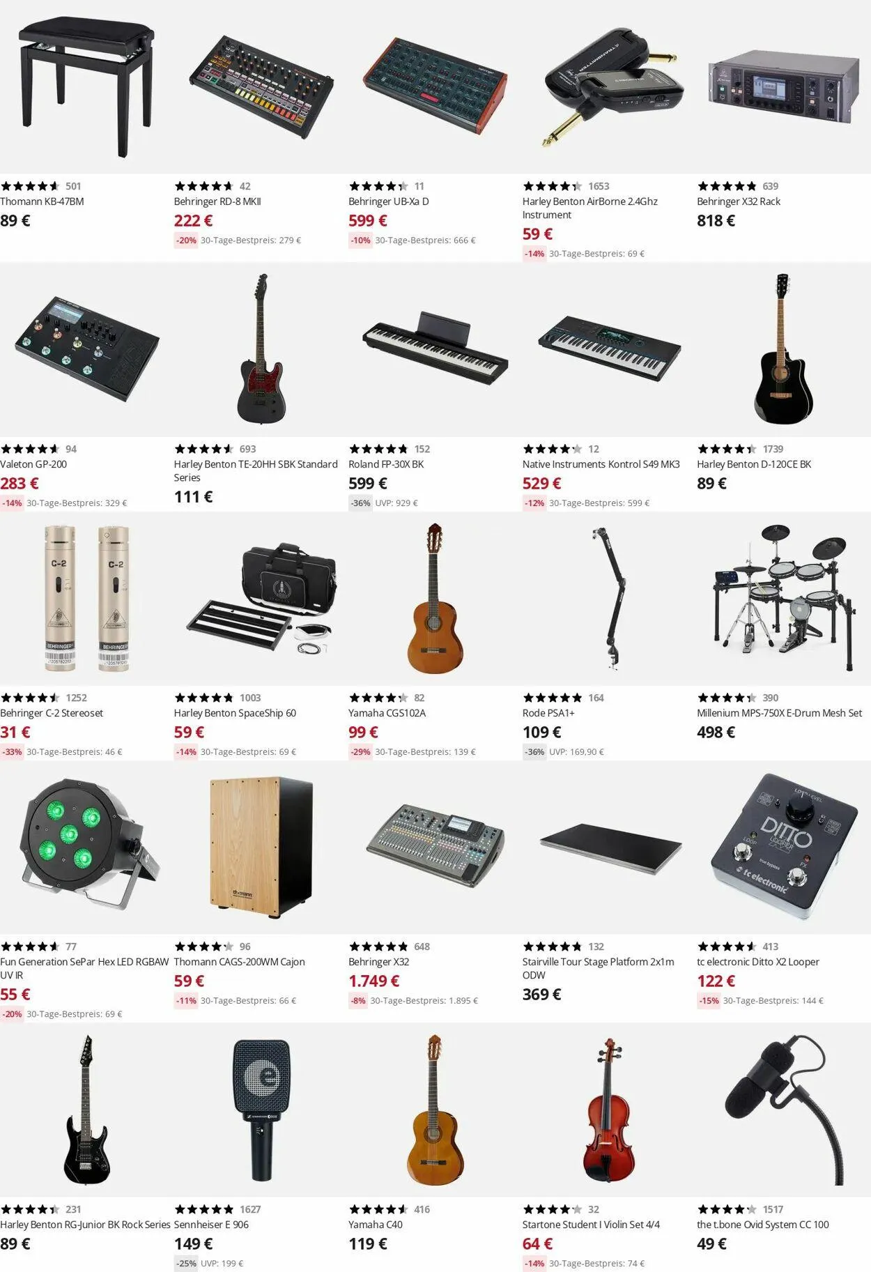 Thomann Aktueller Prospekt von 14. Juli bis 23. Juli 2025 - Prospekt seite 6