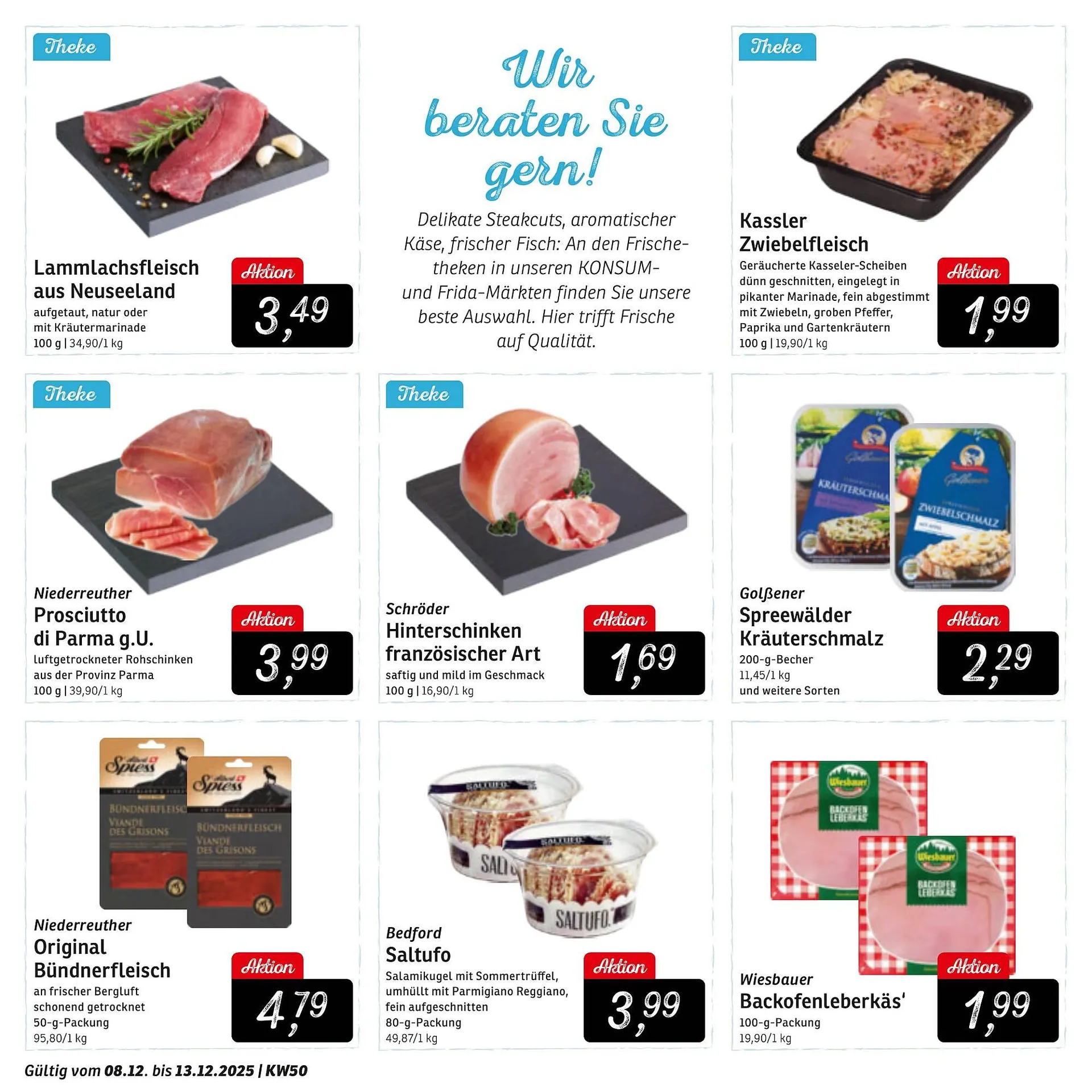 KONSUM Prospekt von 8. Dezember bis 13. Dezember 2025 - Prospekt seite 8