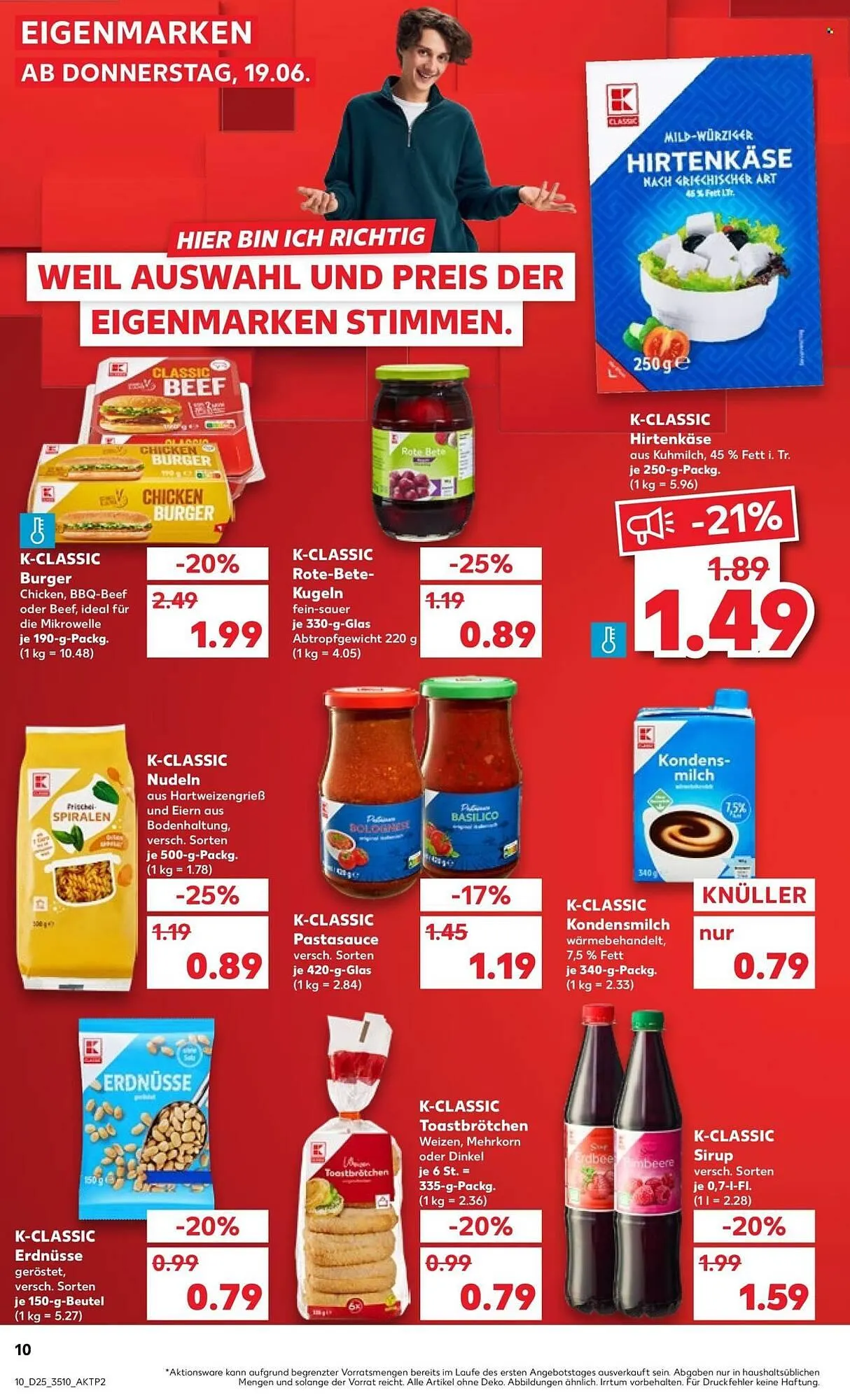 Kaufland Prospekt von 19. Juni bis 25. Juni 2025 - Prospekt seite 10